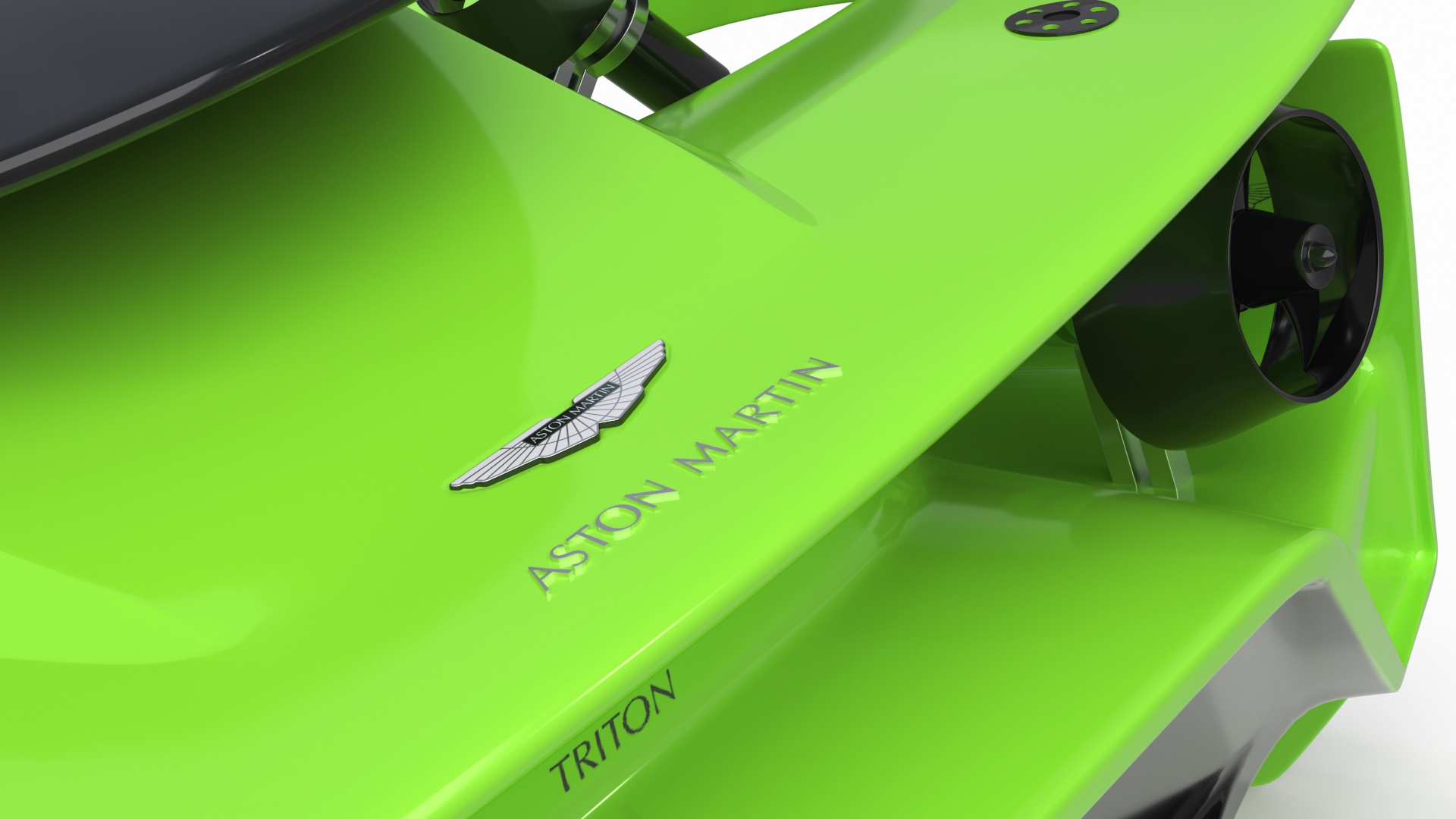 Aston Martin Luxurious Personal Submarine Green 3D