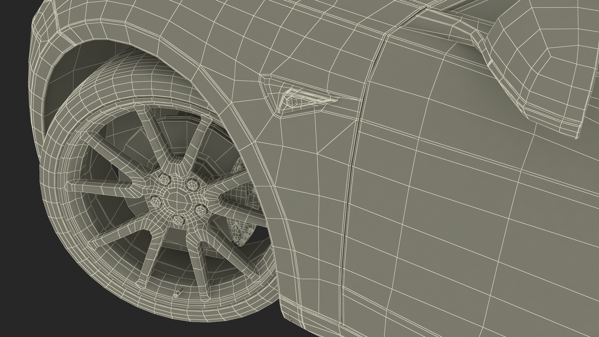 3D Tesla with Thule Car Roofbox on Roof Rack Rigged model