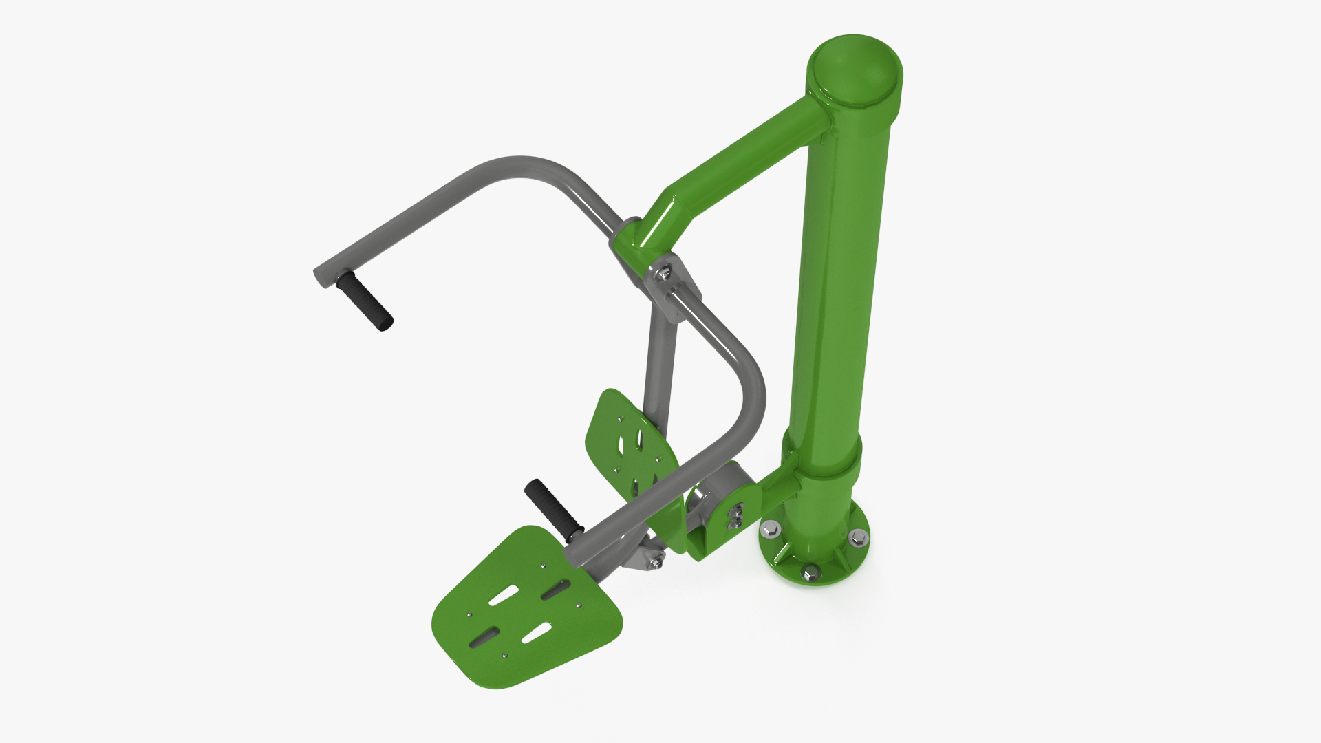 Pull Chair Green Outdoor Trainer 3D