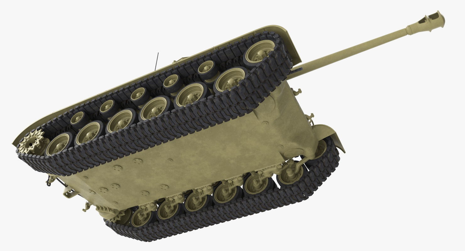 3D Heavy Tank M26 Pershing model