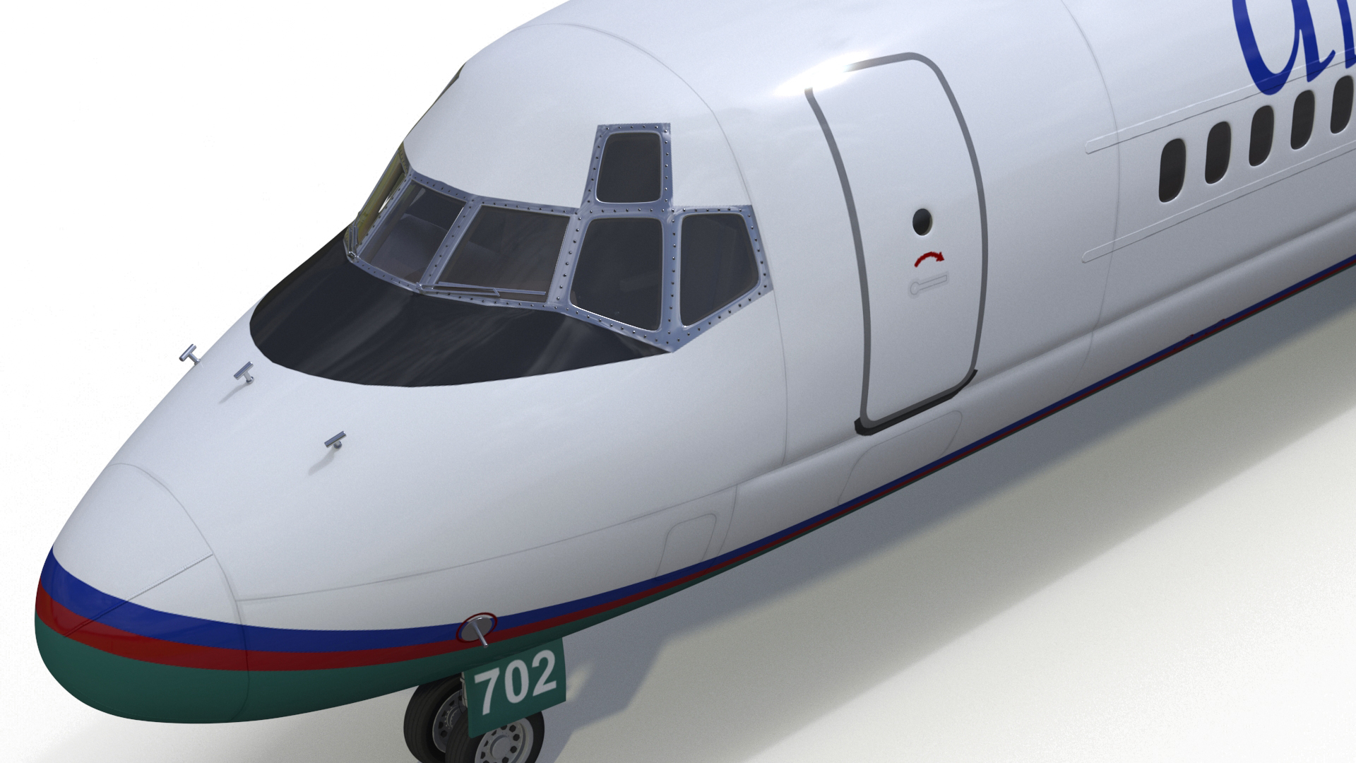 3D model Air Transat Livery Boeing 717-200 Rigged