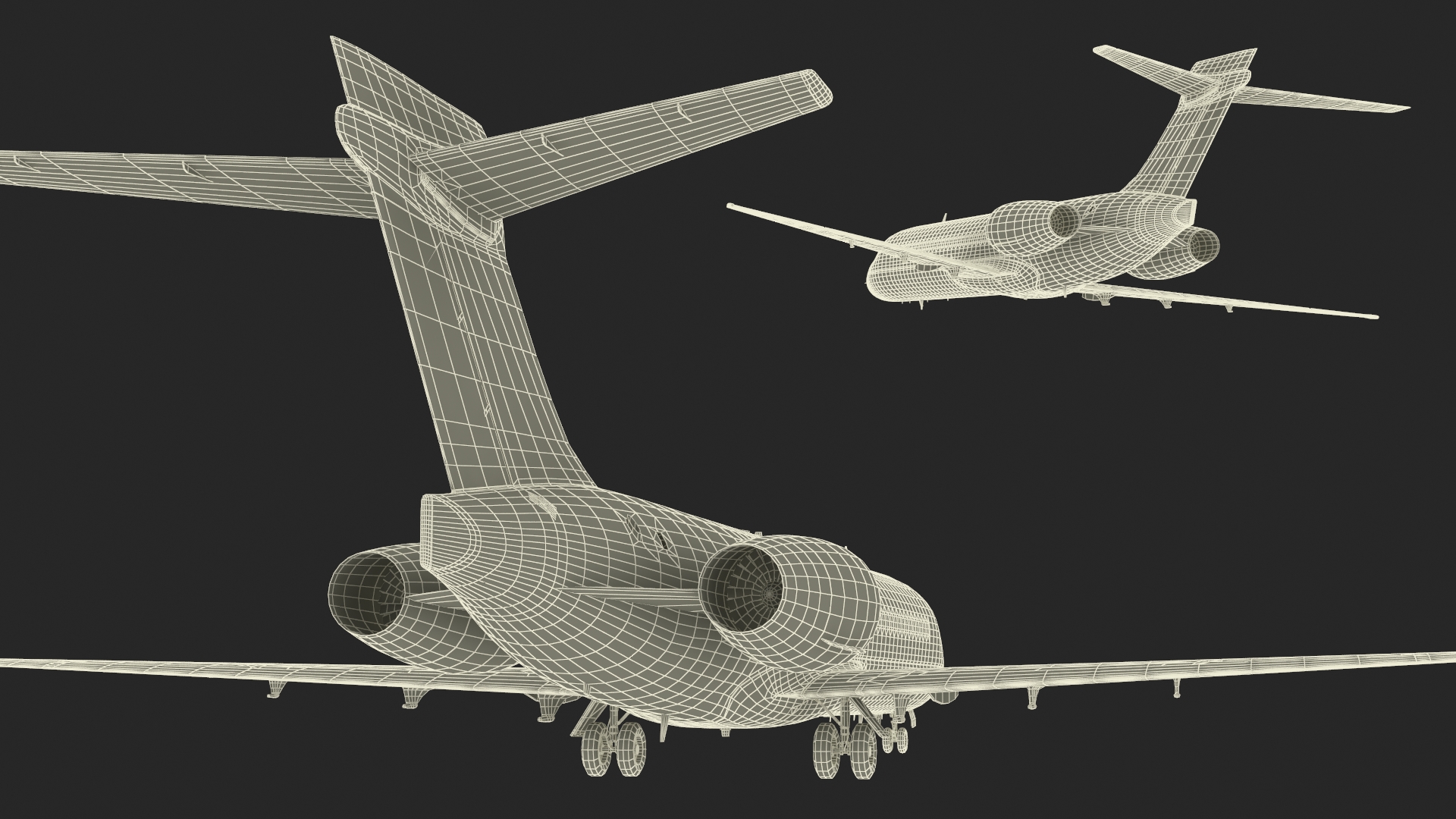 3D model Air Transat Livery Boeing 717-200 Rigged