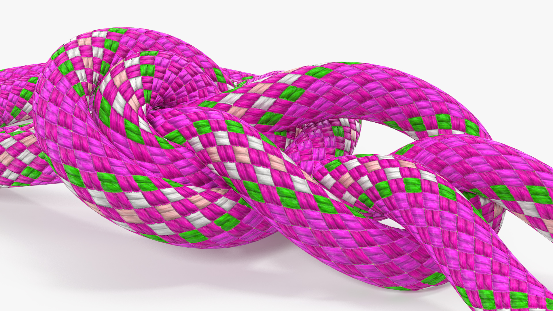 3D Bowline on a Bight Knot Rope model