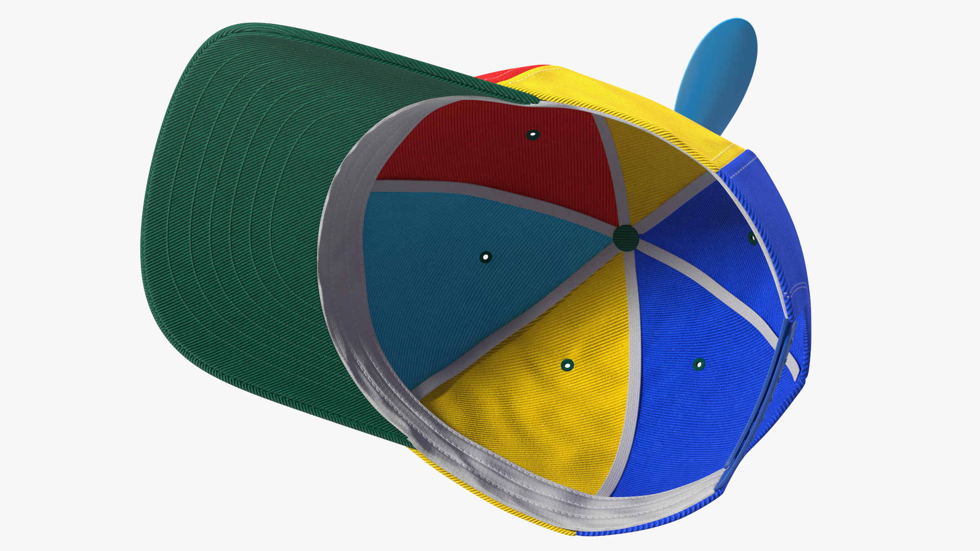 Multi Colored Propeller Cap 3D