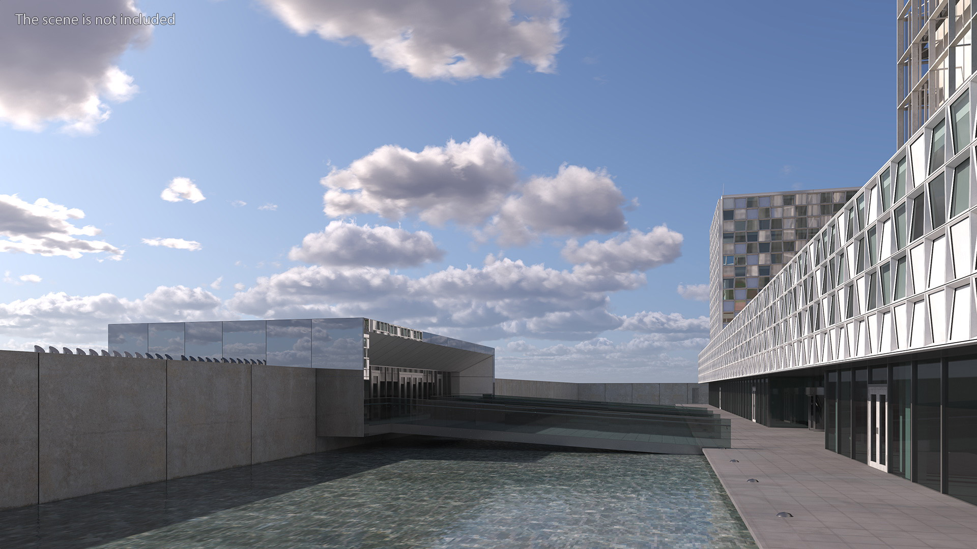 International Criminal Court Building 3D