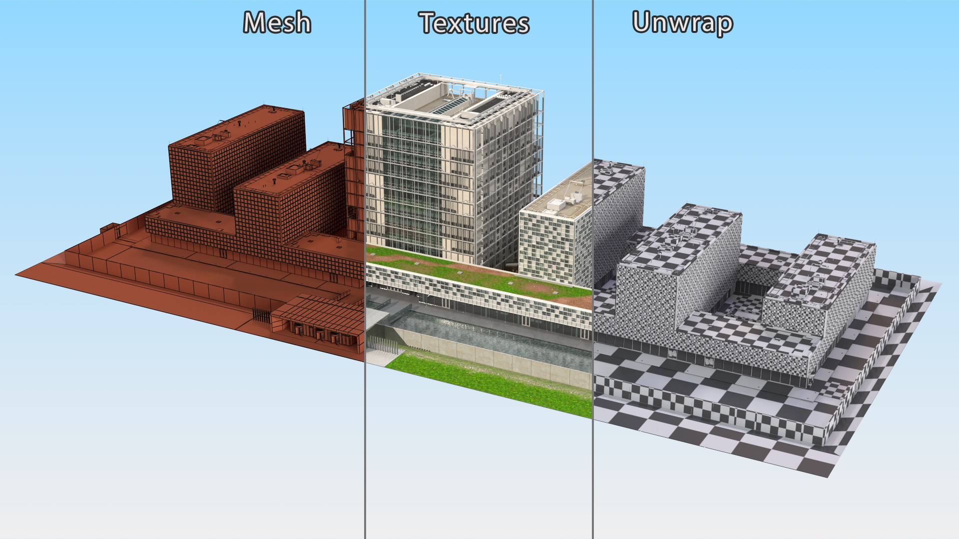 International Criminal Court Building 3D