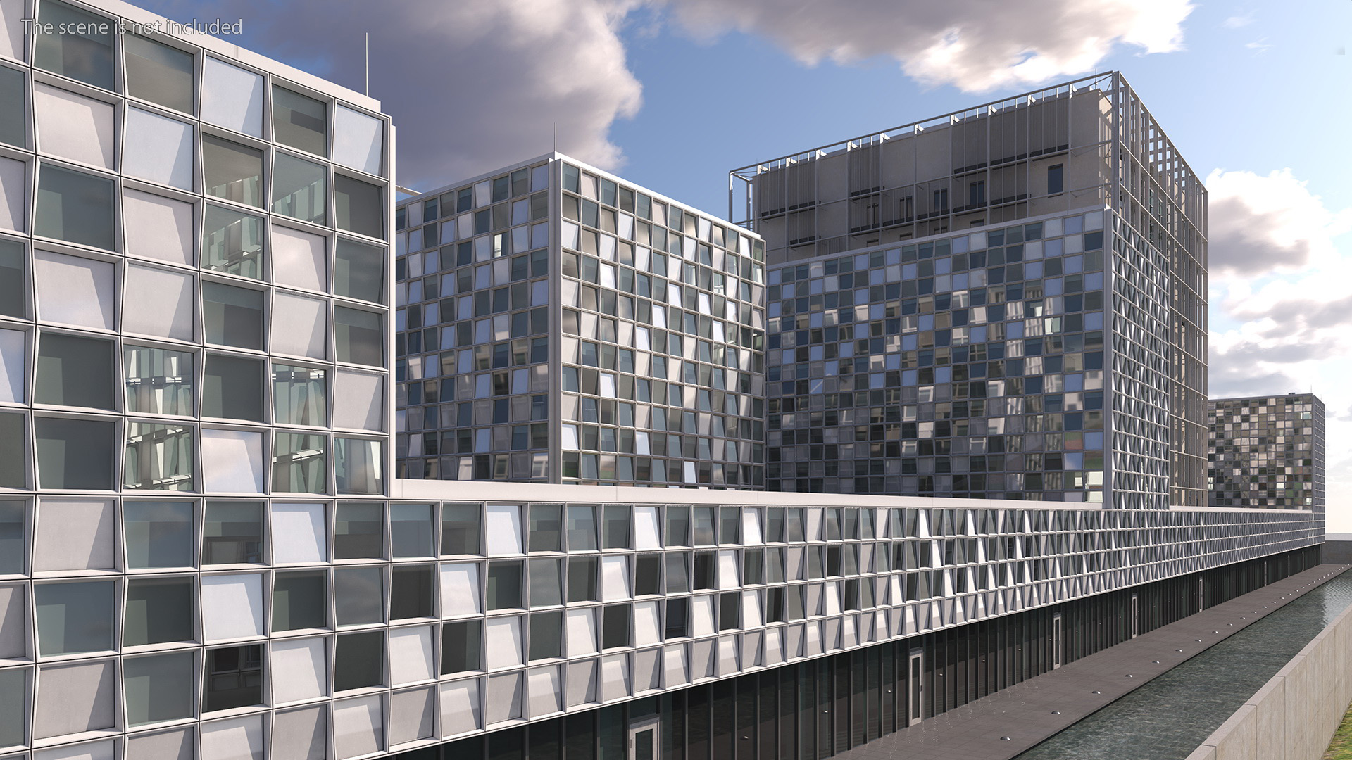 International Criminal Court Building 3D