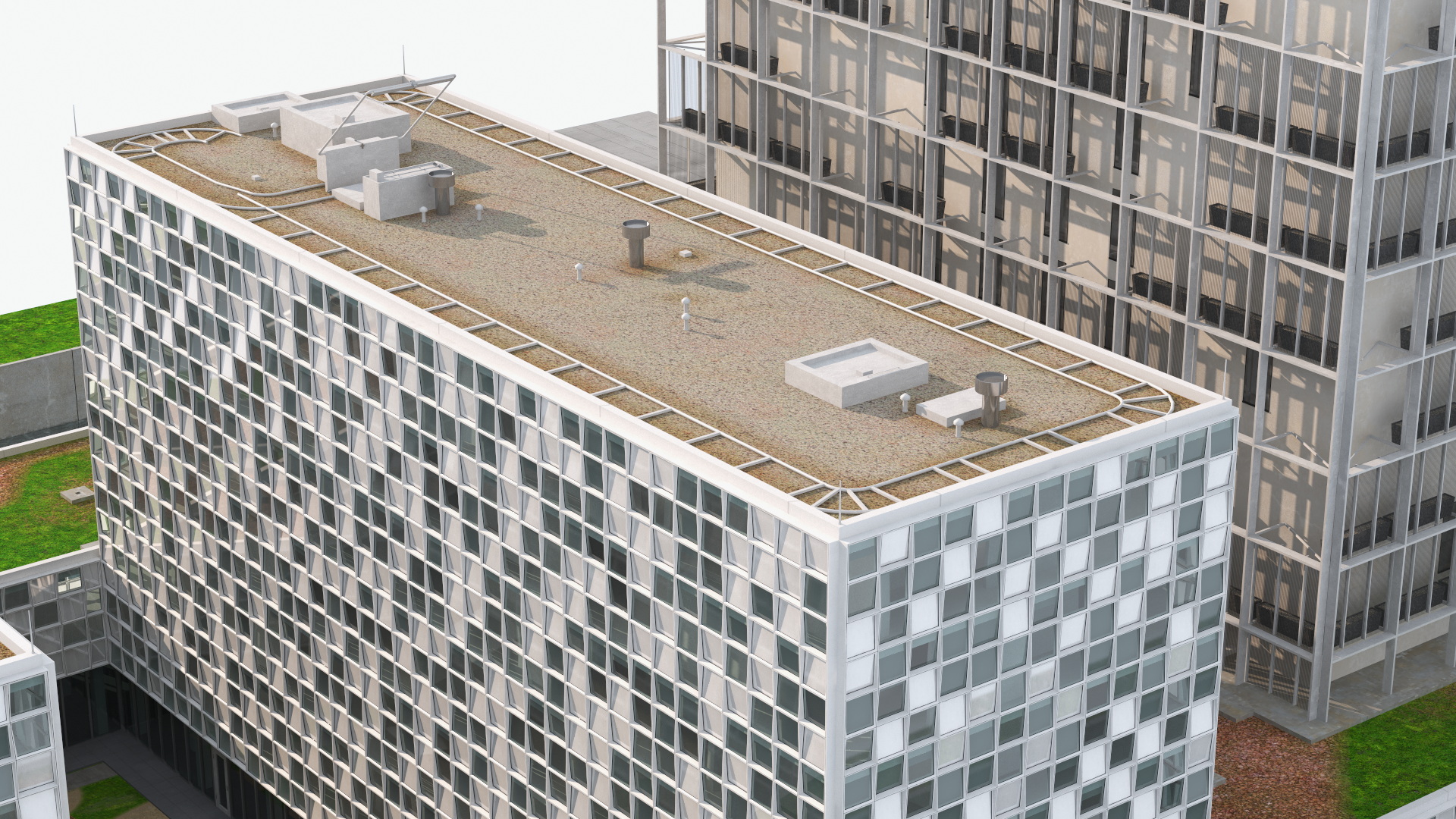 International Criminal Court Building 3D