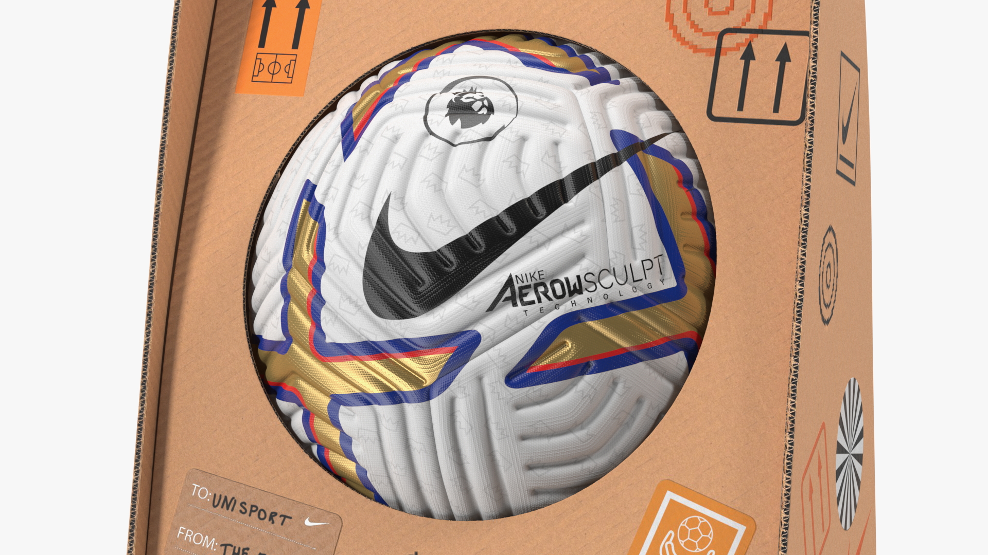 Packed Premier League 2022-23 Nike Flight Match Ball 3D