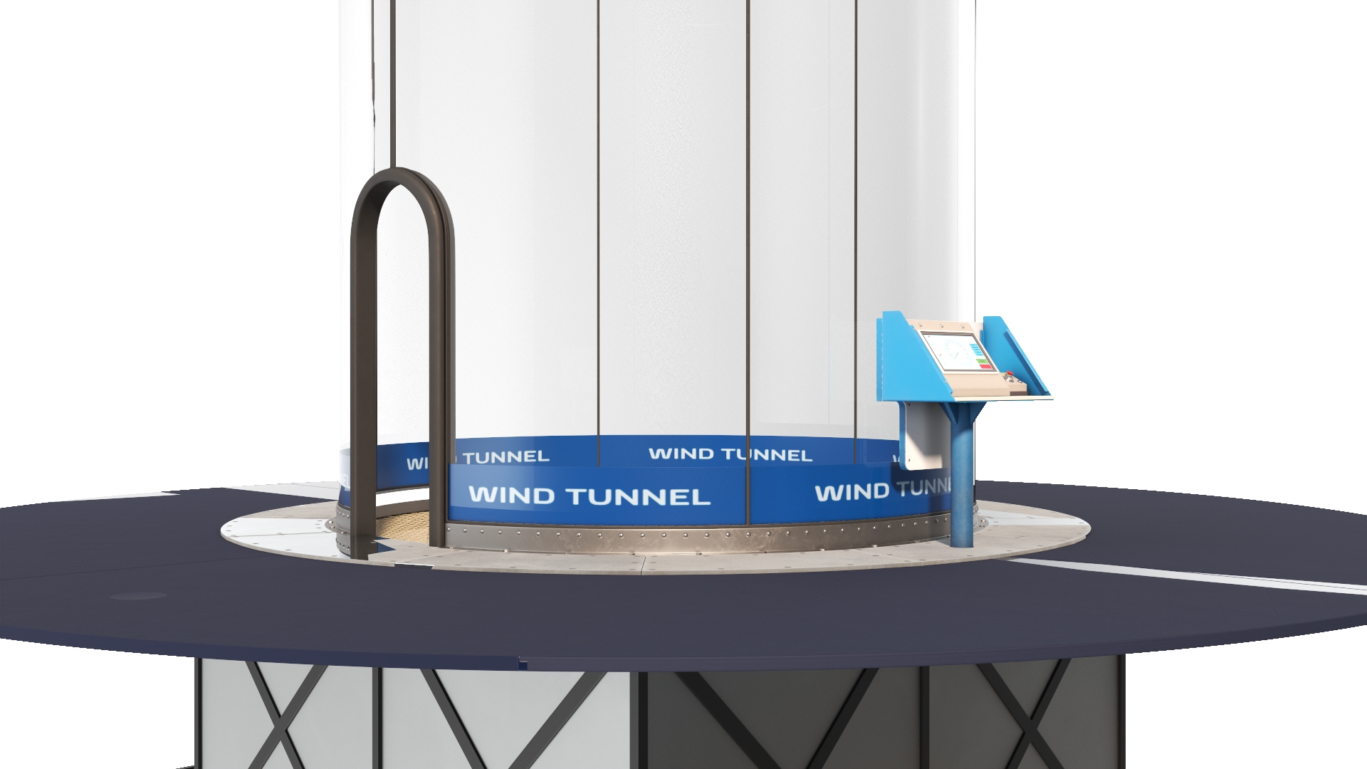 3D Aerodynamic Tunnel model