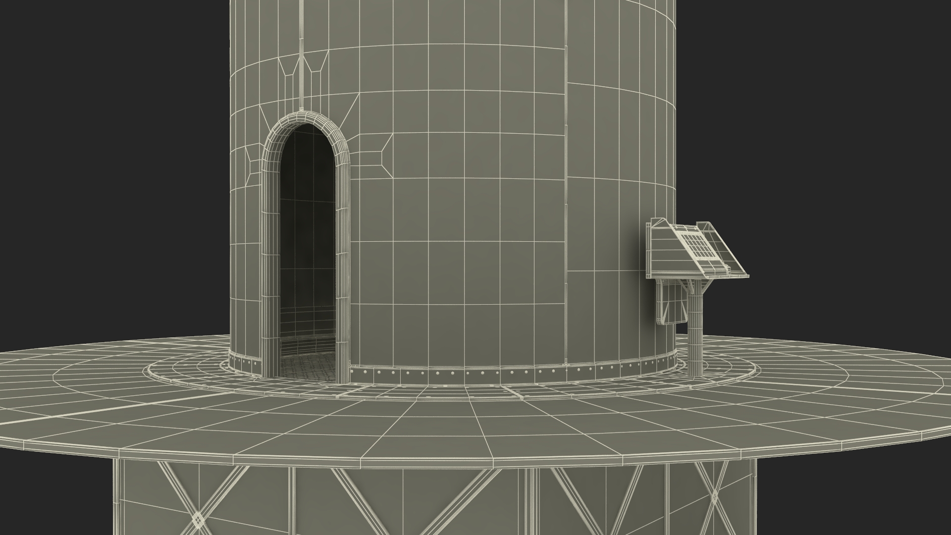 3D Aerodynamic Tunnel model