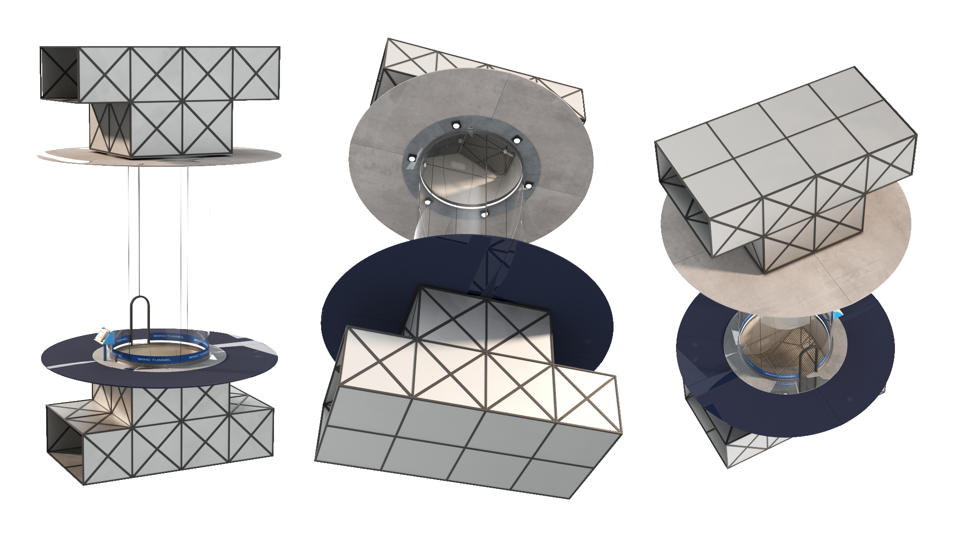 3D Aerodynamic Tunnel model