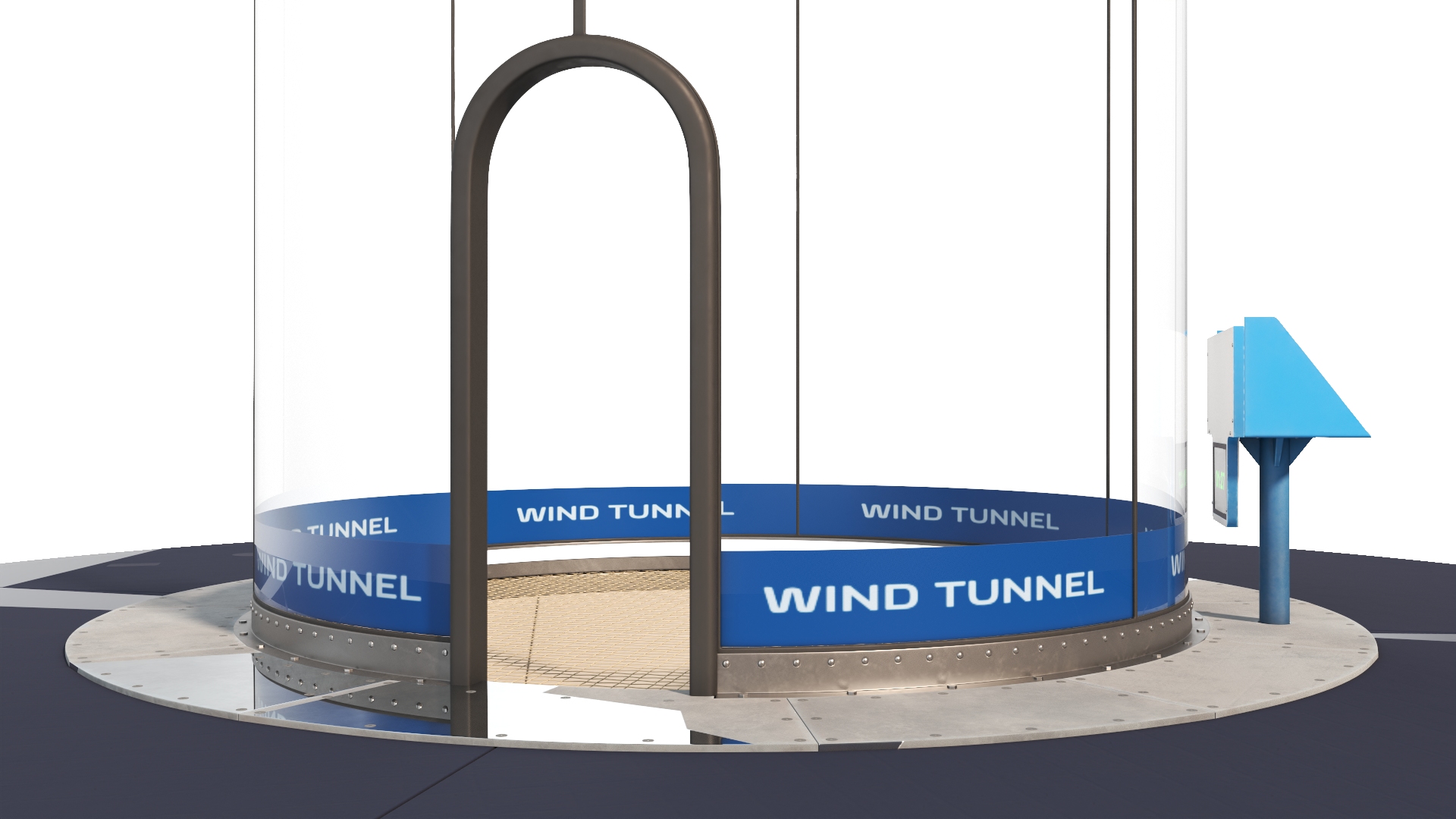 3D Aerodynamic Tunnel model