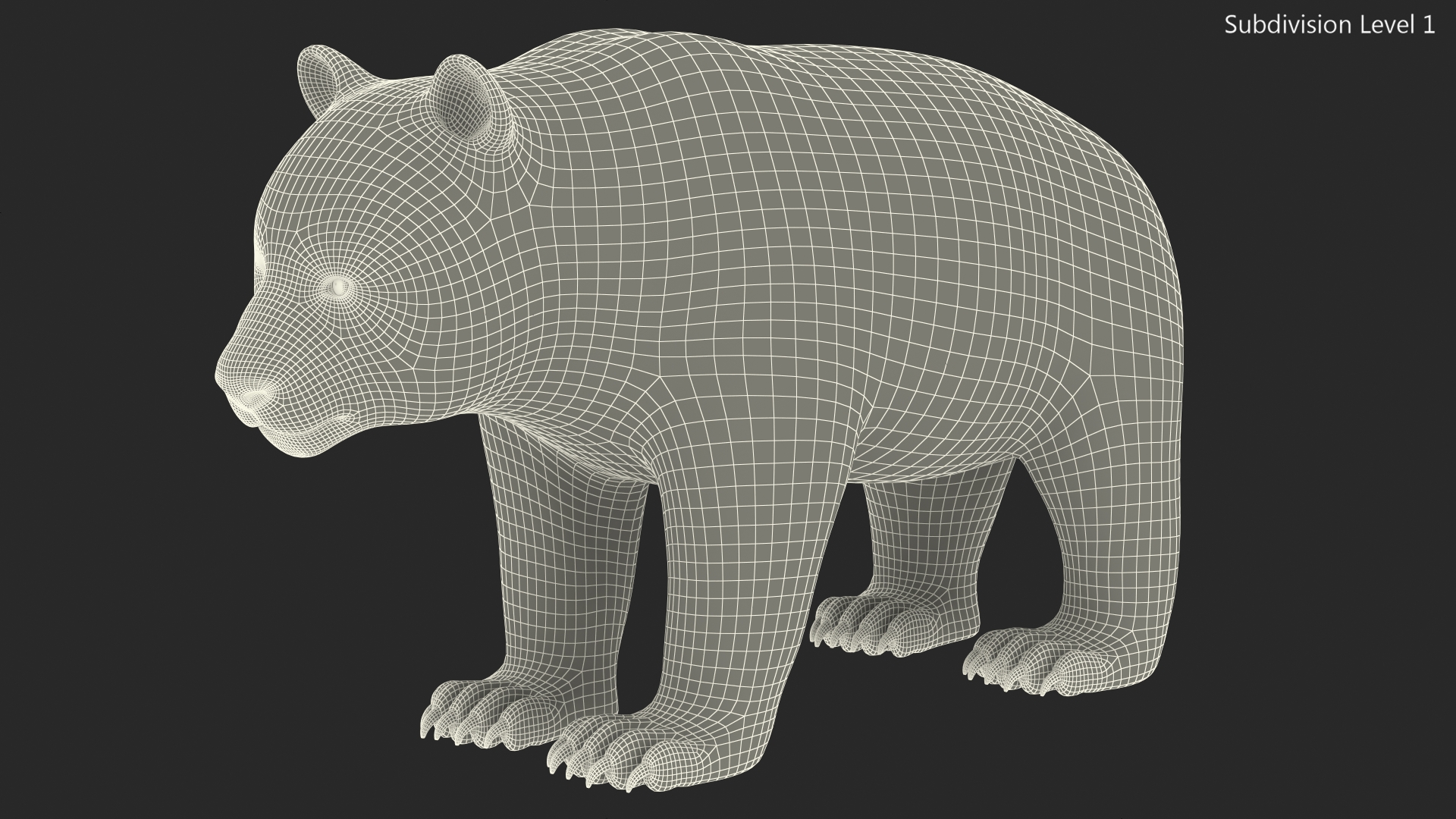 Giant Panda Fur Rigged 3D