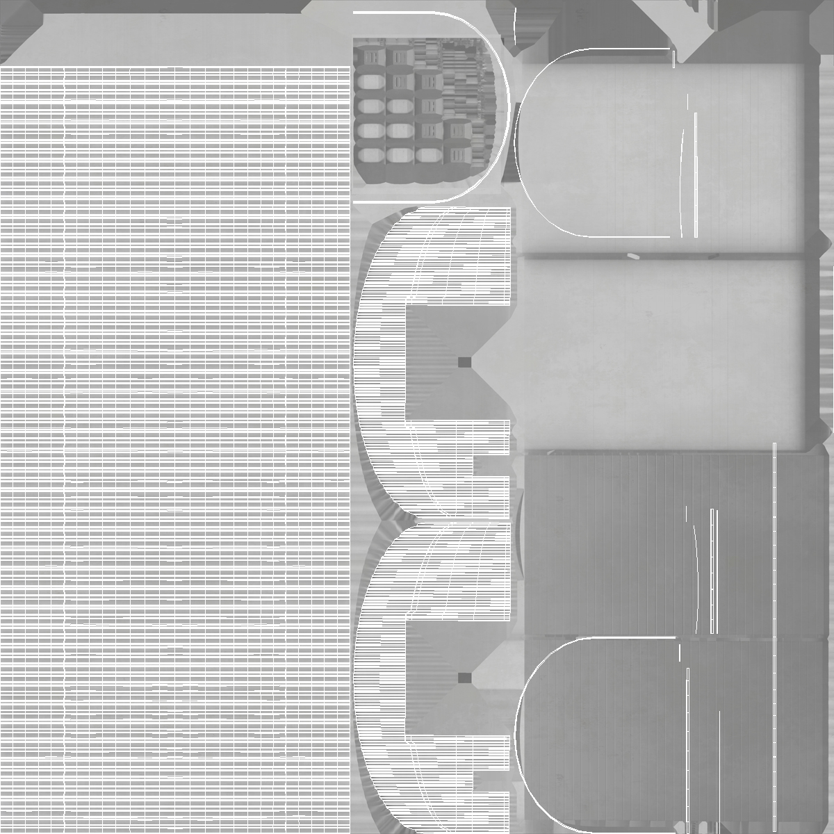 3D Quonset Hut Utility Building model