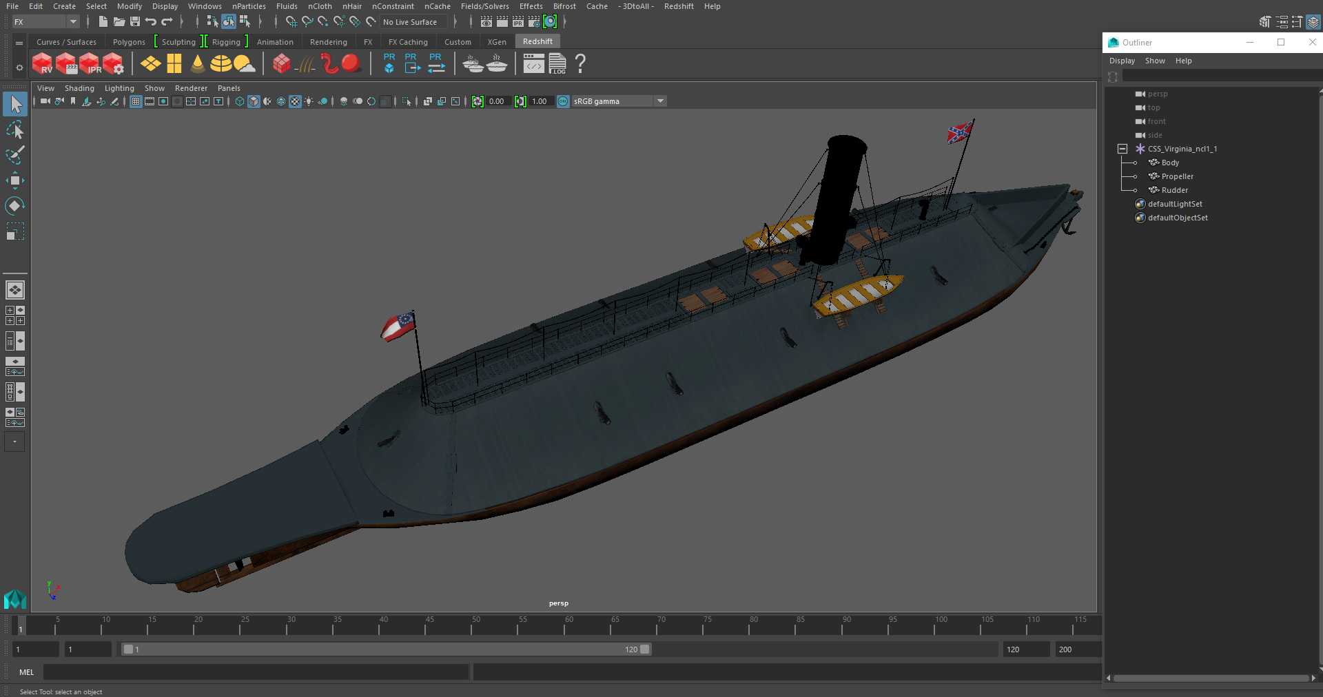 CSS Virginia 3D