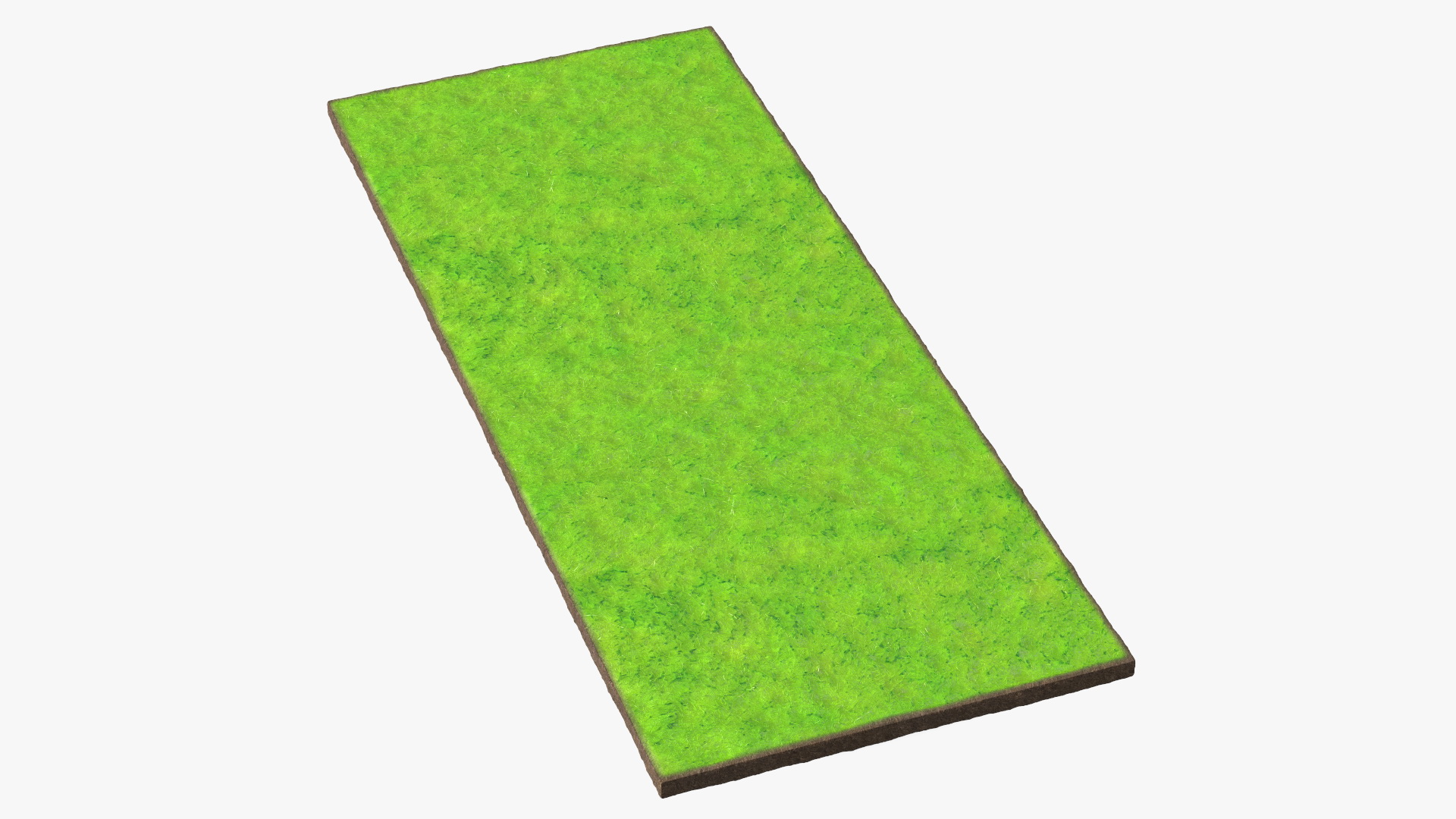 3D Lawn Turf Roll Unfolded model