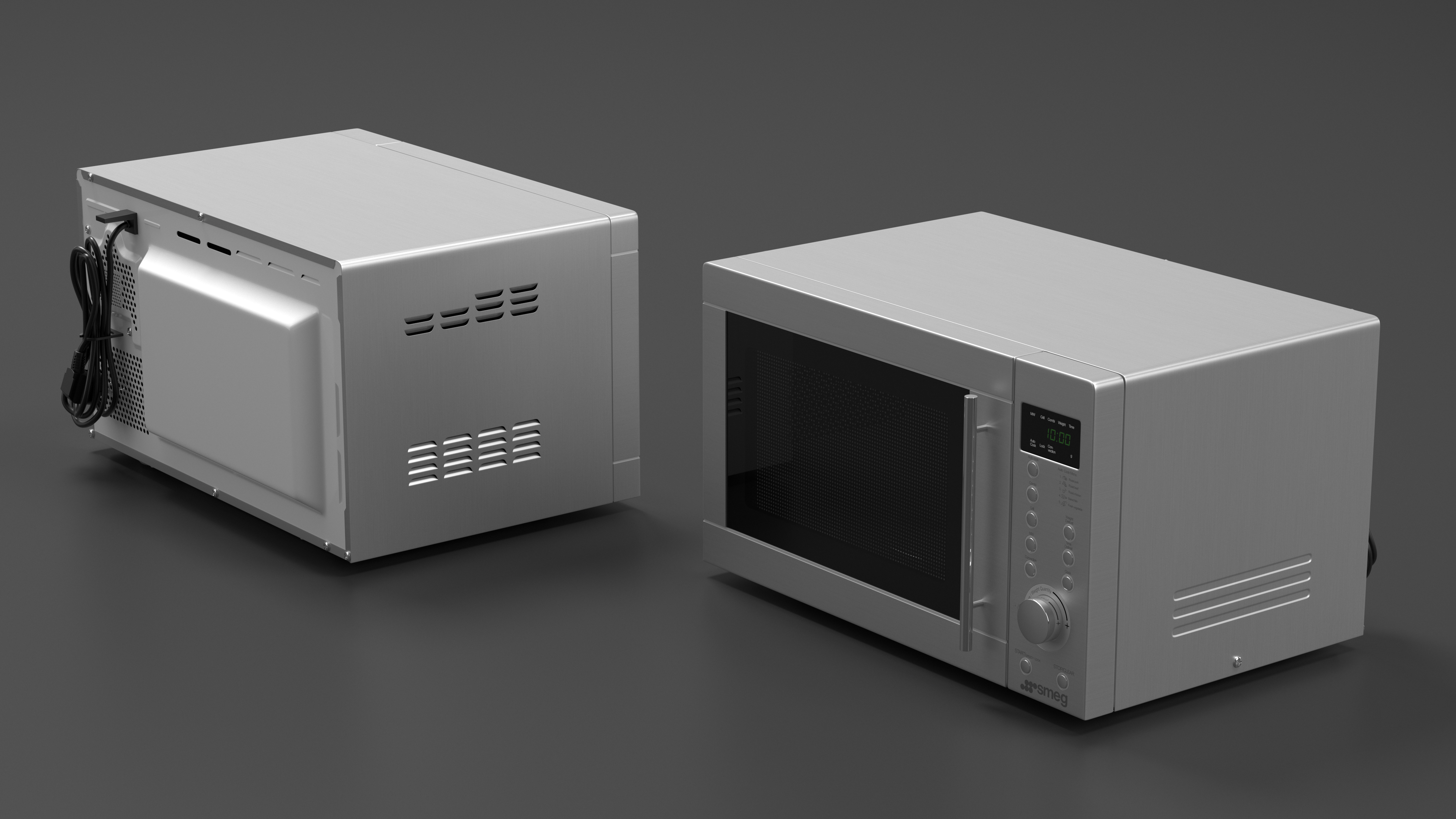 Smeg Microwave Oven 3D model