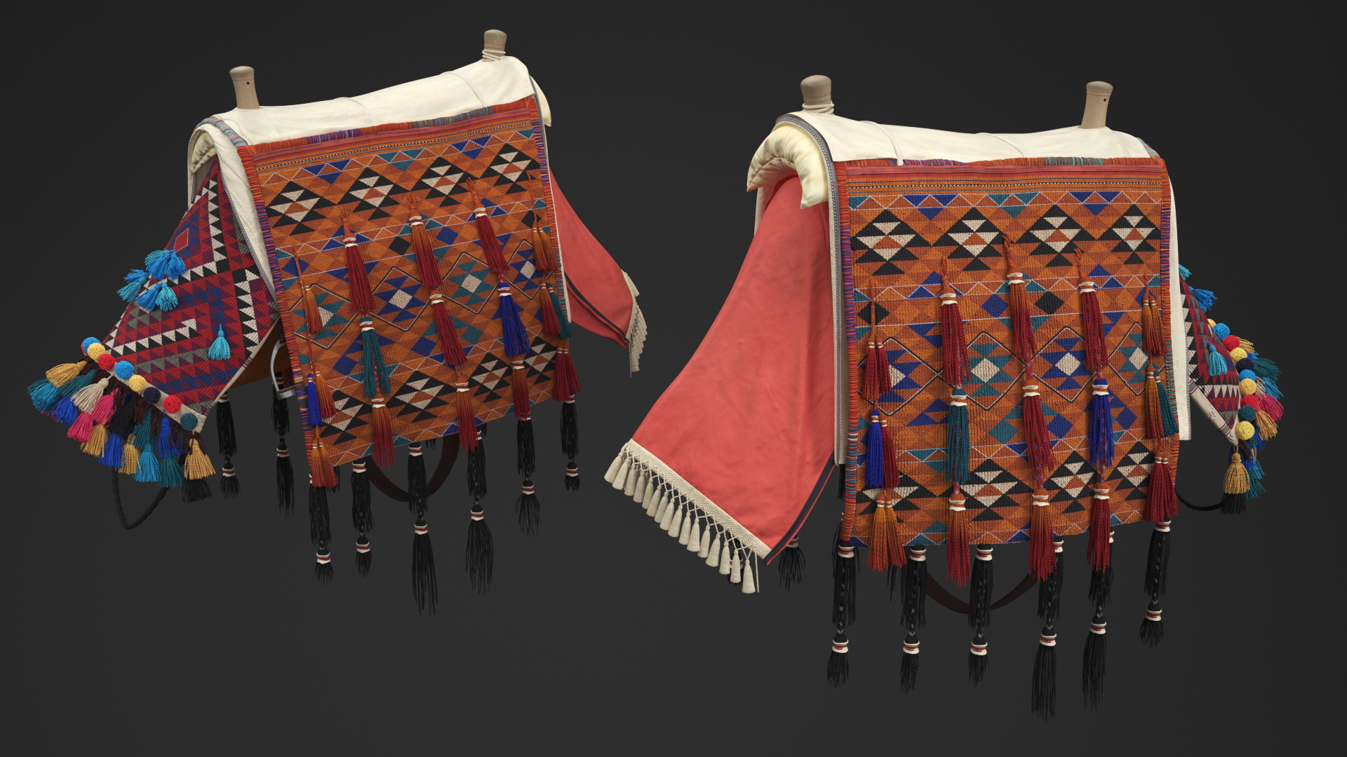 Camel Cape Fur 3D model