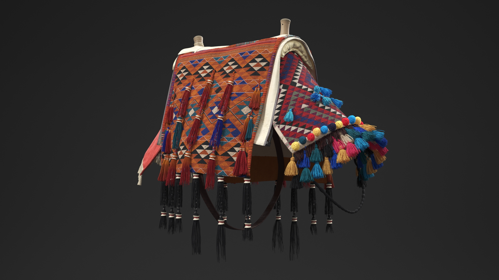 Camel Cape Fur 3D model