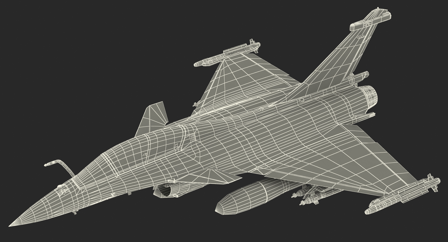 3D model Dassault Rafale