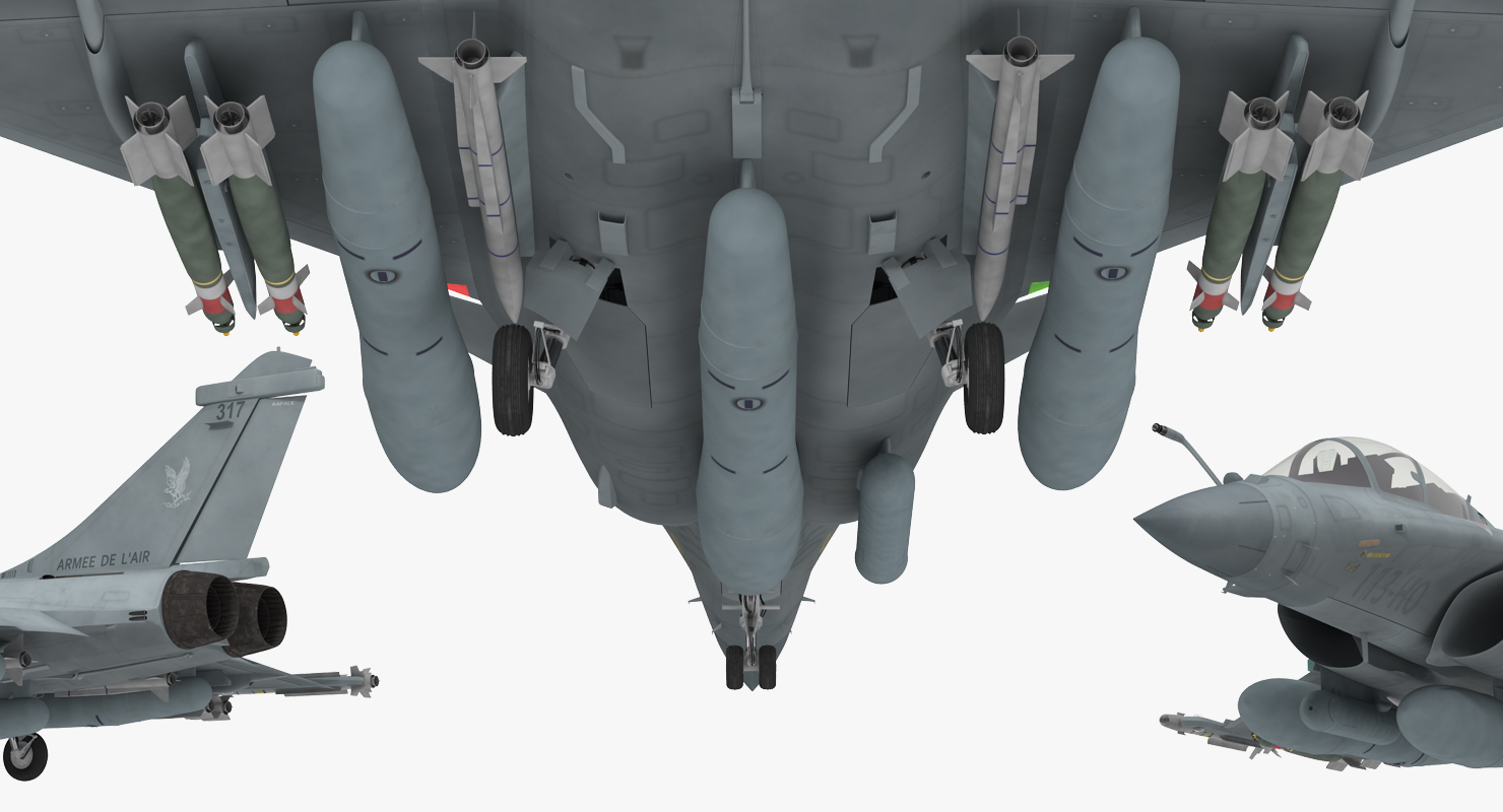 3D model Dassault Rafale