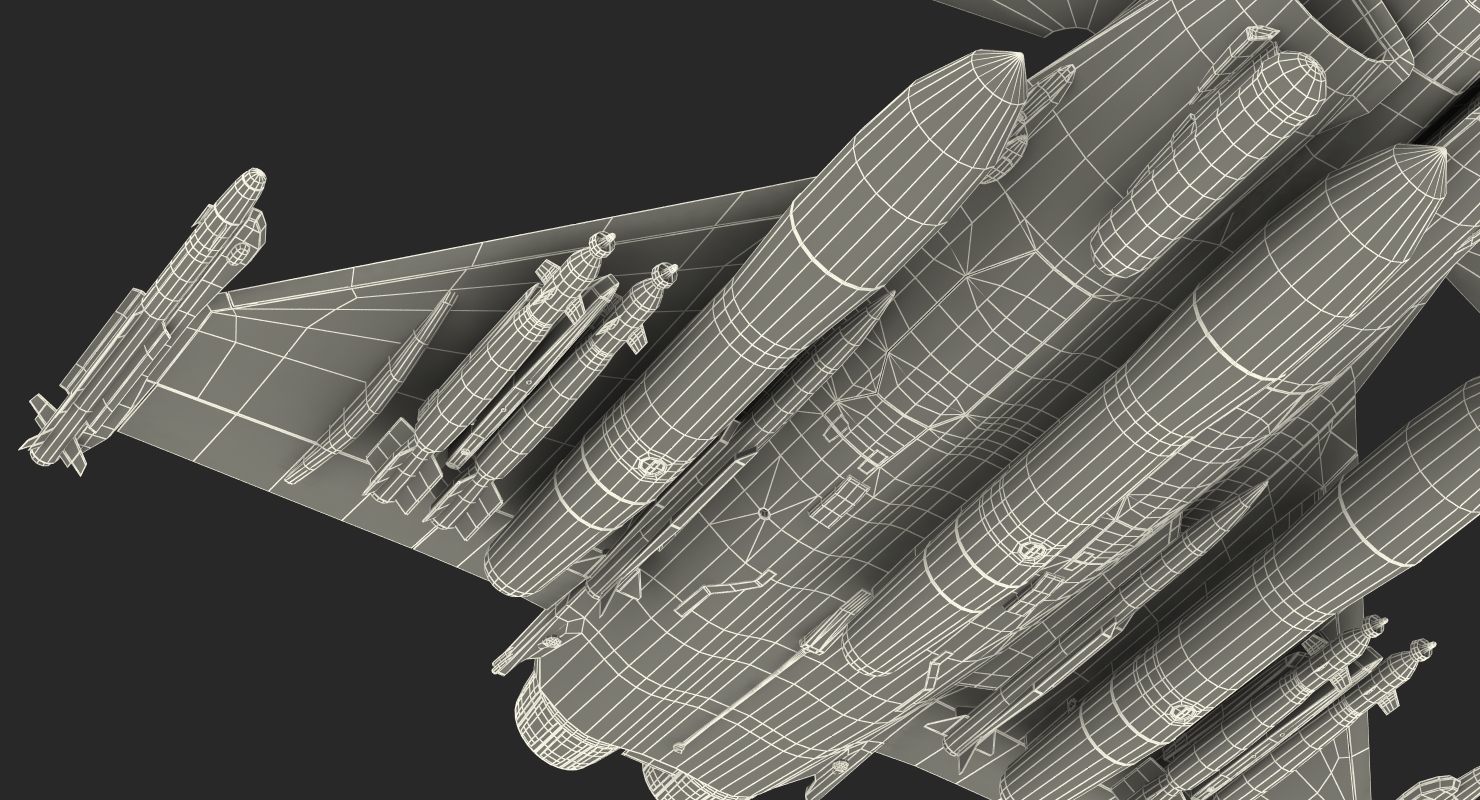 3D model Dassault Rafale