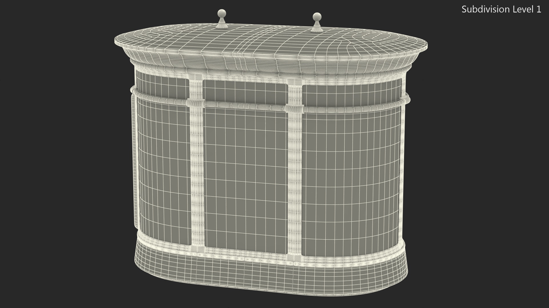 3D Public Toilet model