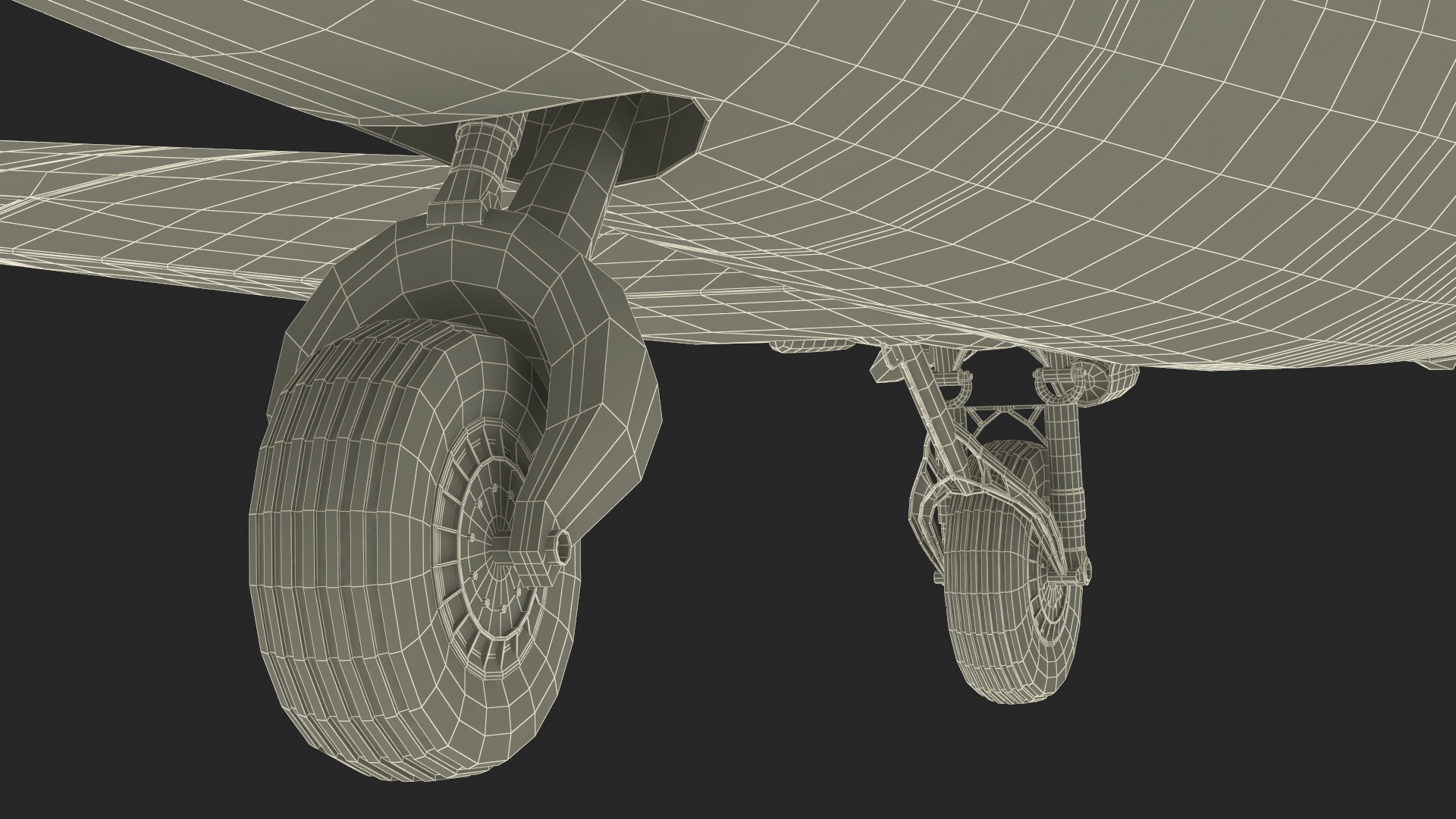 3D WWII Douglas C-47 Skytrain