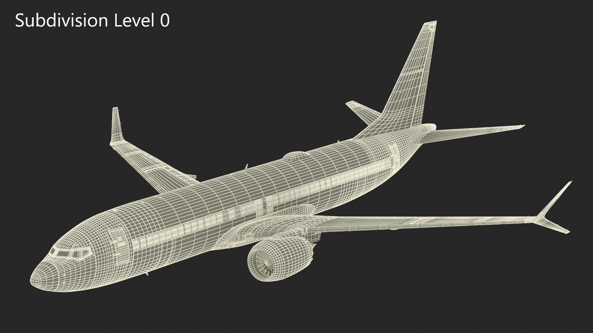 3D model Aircraft Boeing 737 MAX 8 in Flying