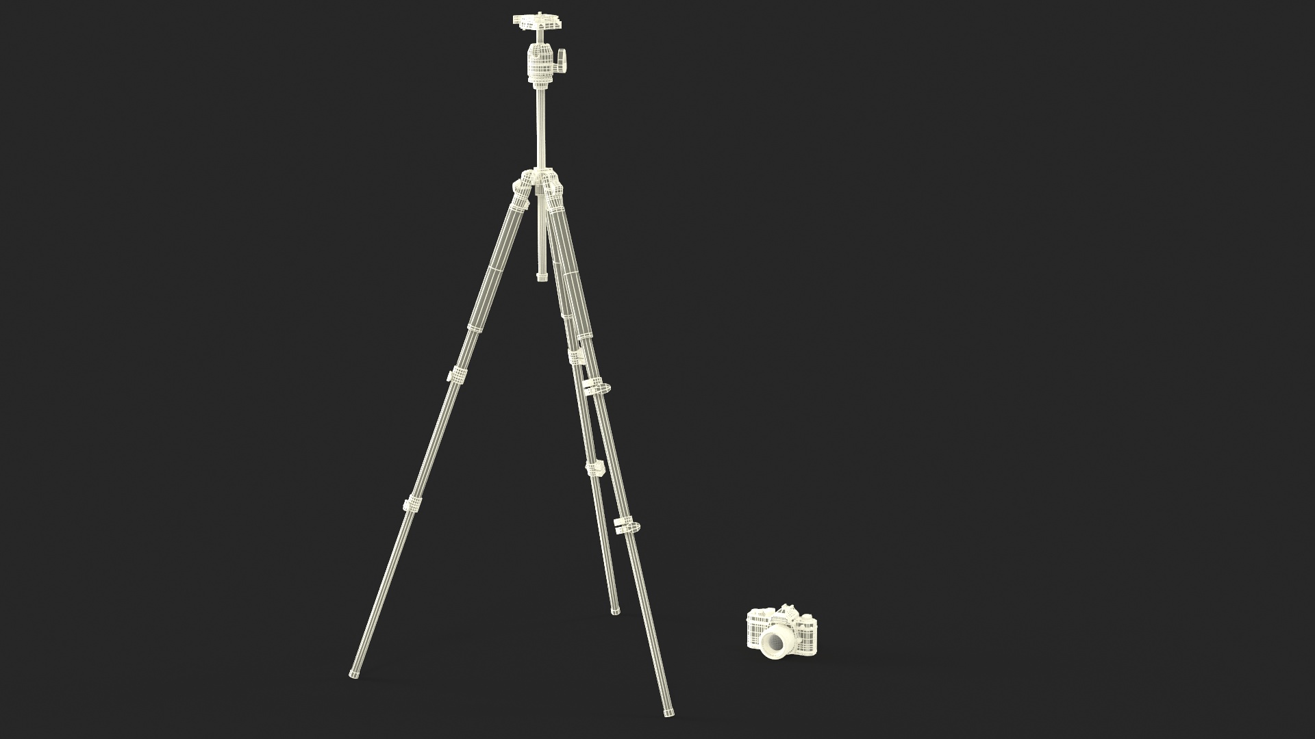 3D Professional Camera Tripod with DSLR