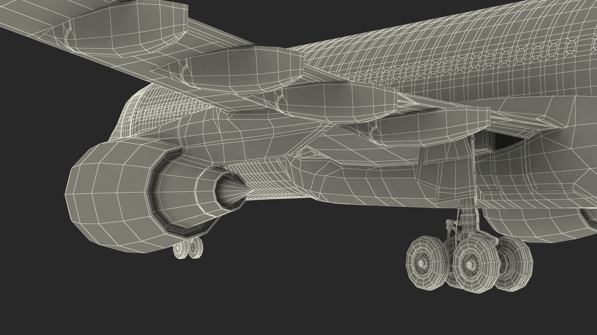 3D Airbus A330-200 Northwest Airlines Rigged