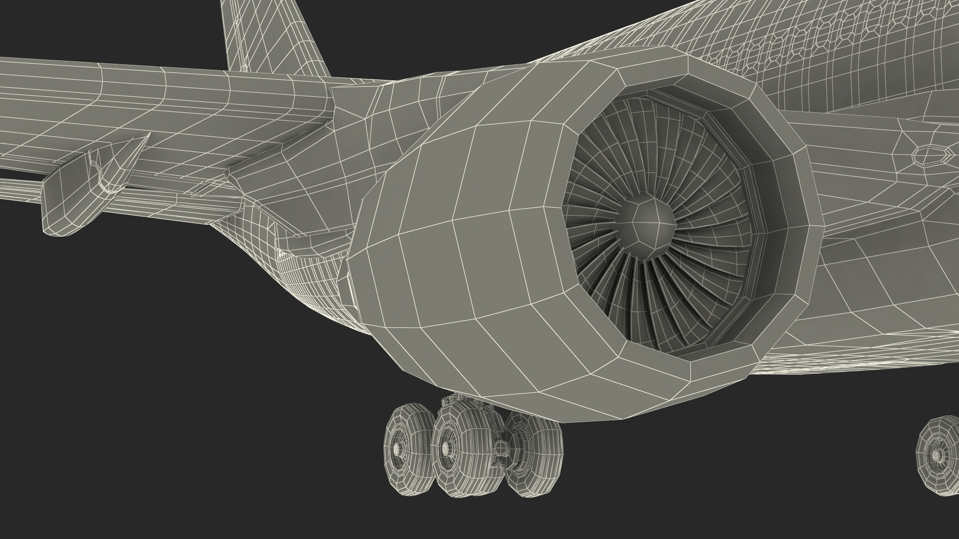 3D Airbus A330-200 Northwest Airlines Rigged