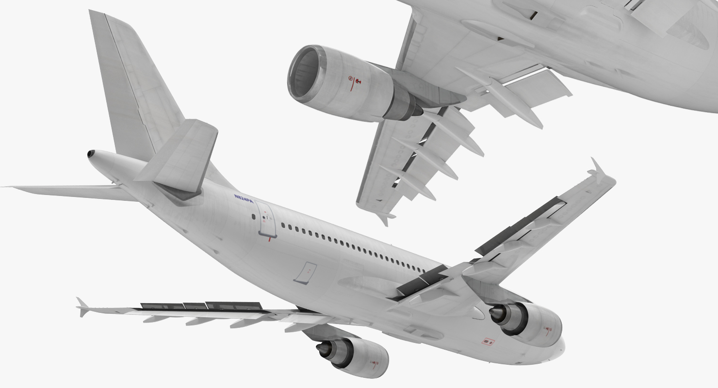 3D Airbus A310 300 Generic model