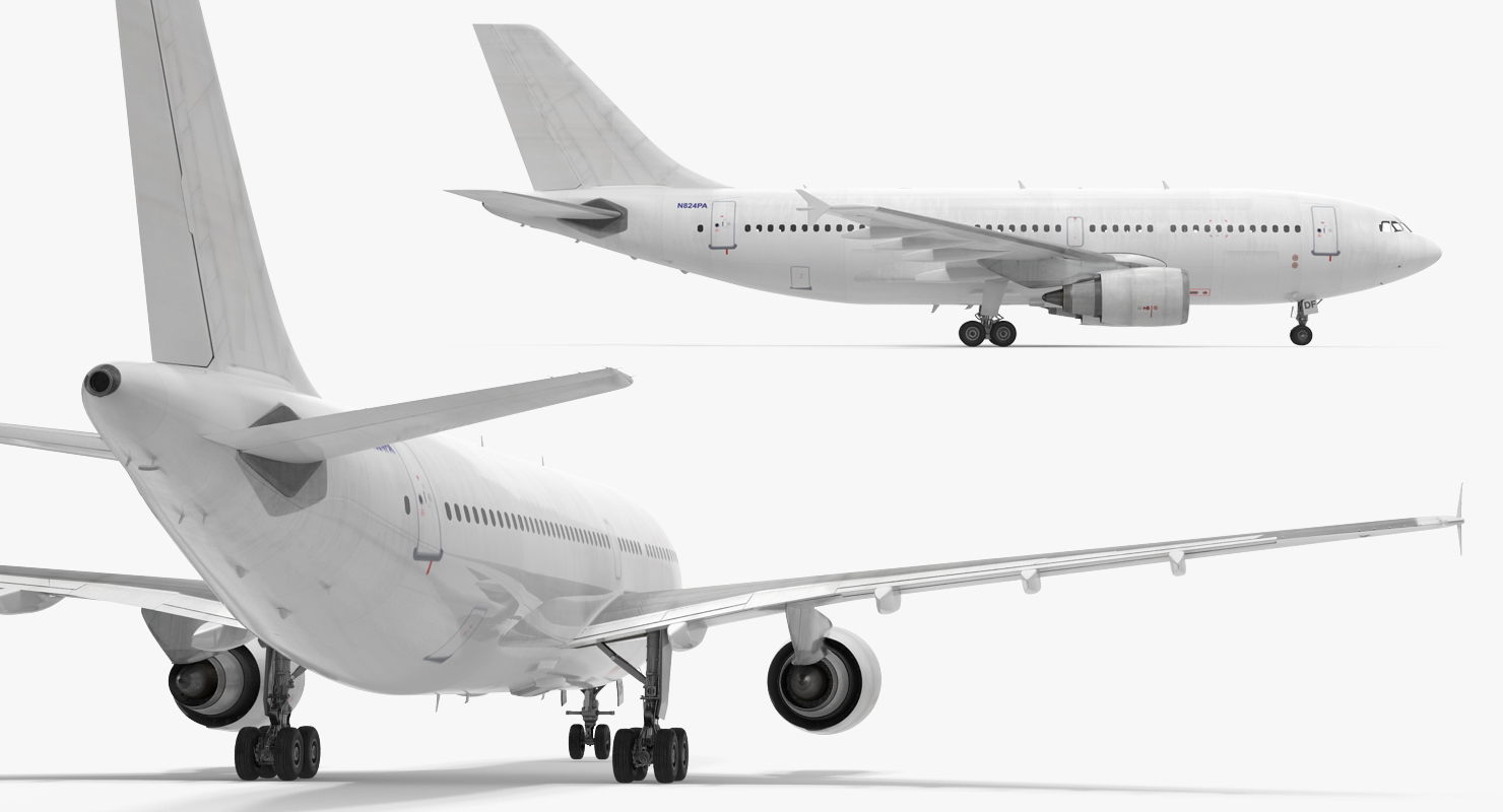 3D Airbus A310 300 Generic model