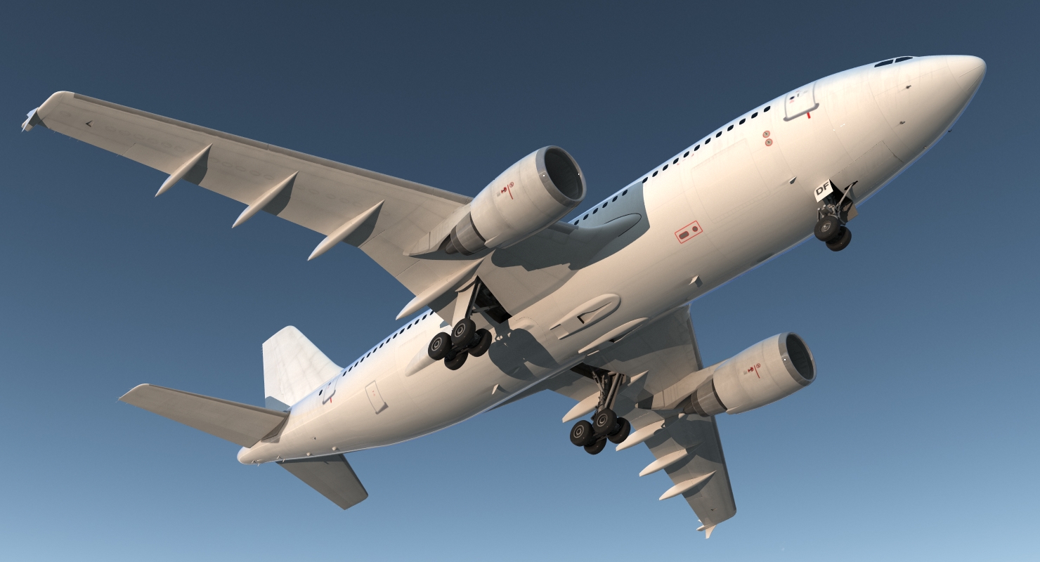 3D Airbus A310 300 Generic model