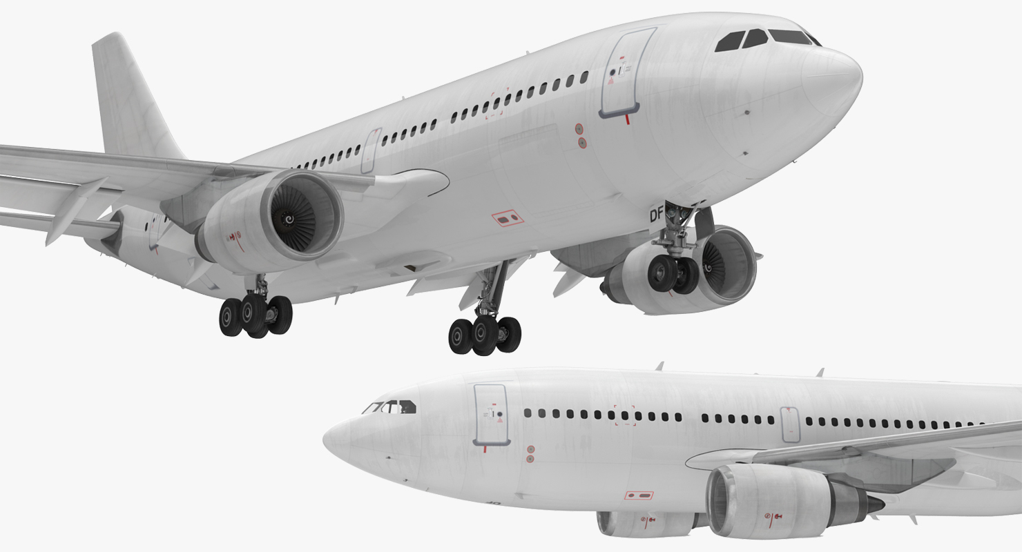 3D Airbus A310 300 Generic model