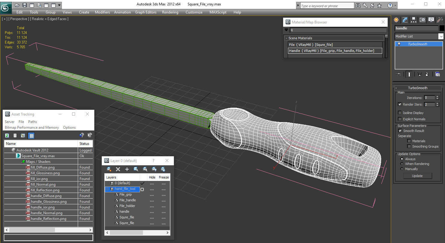 3D Square File