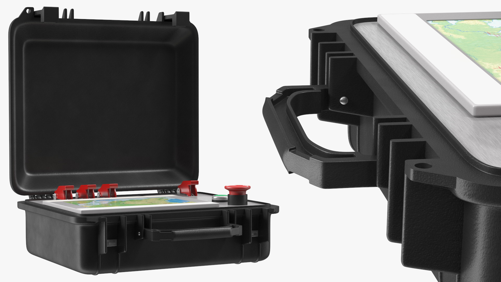 3D Open Nuclear Suitcase