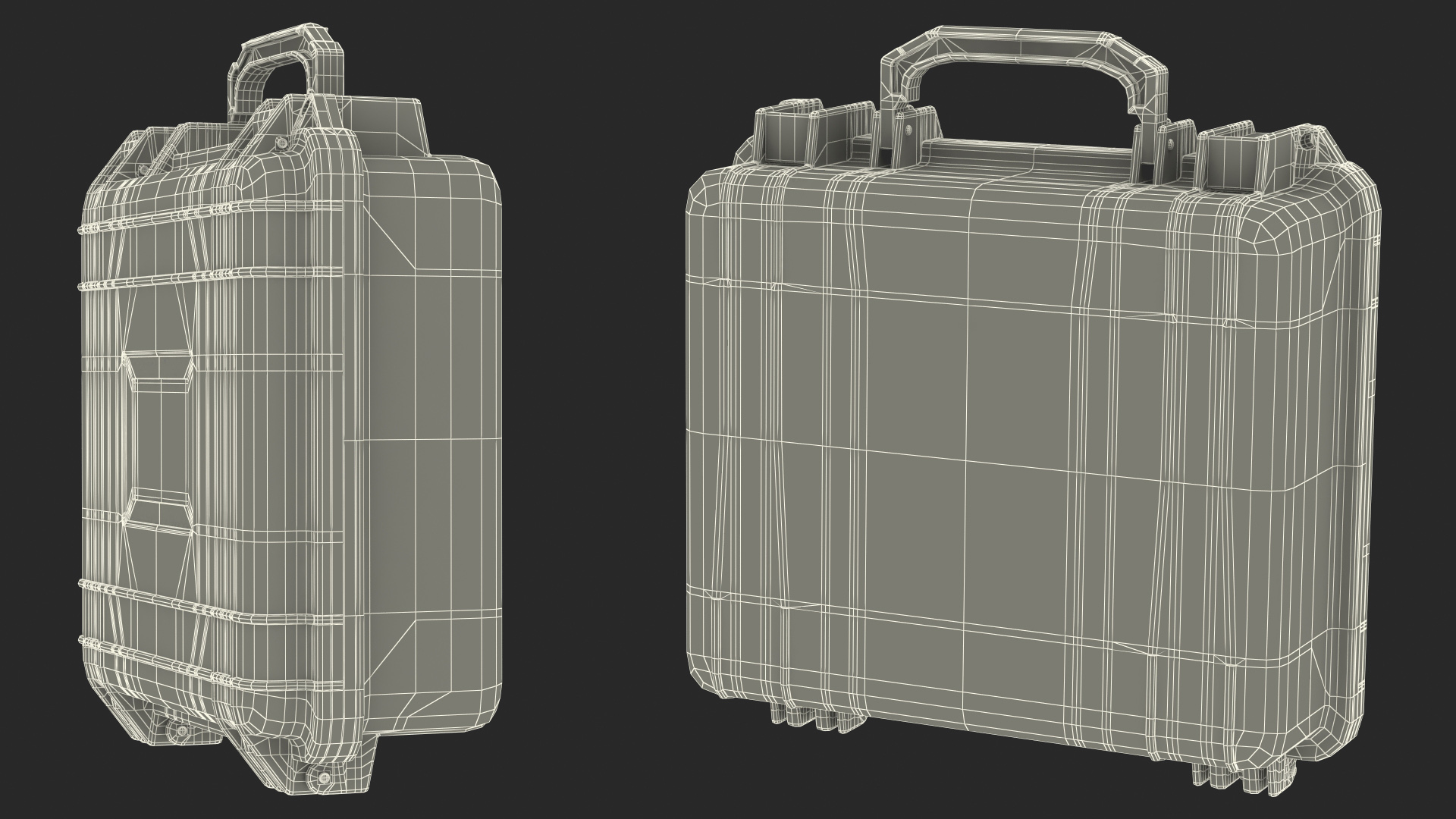 3D Open Nuclear Suitcase