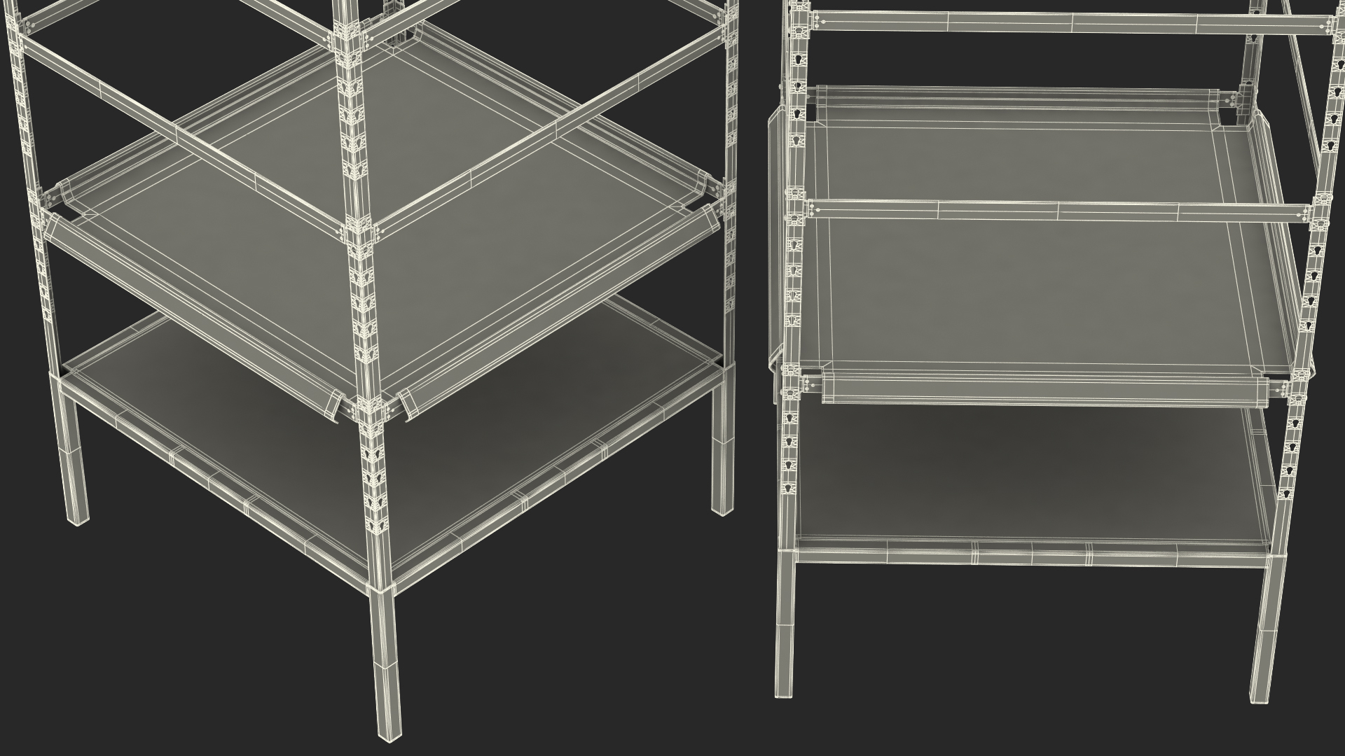 Warehouse Rack 3D model