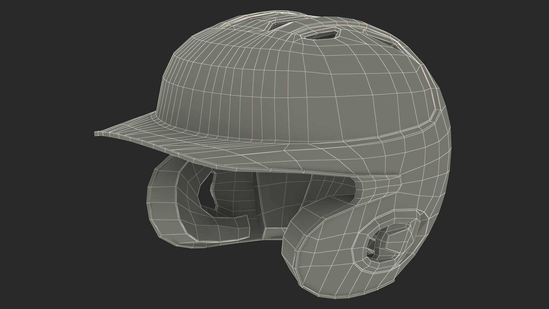 3D model Easton Baseball Batting Helmet