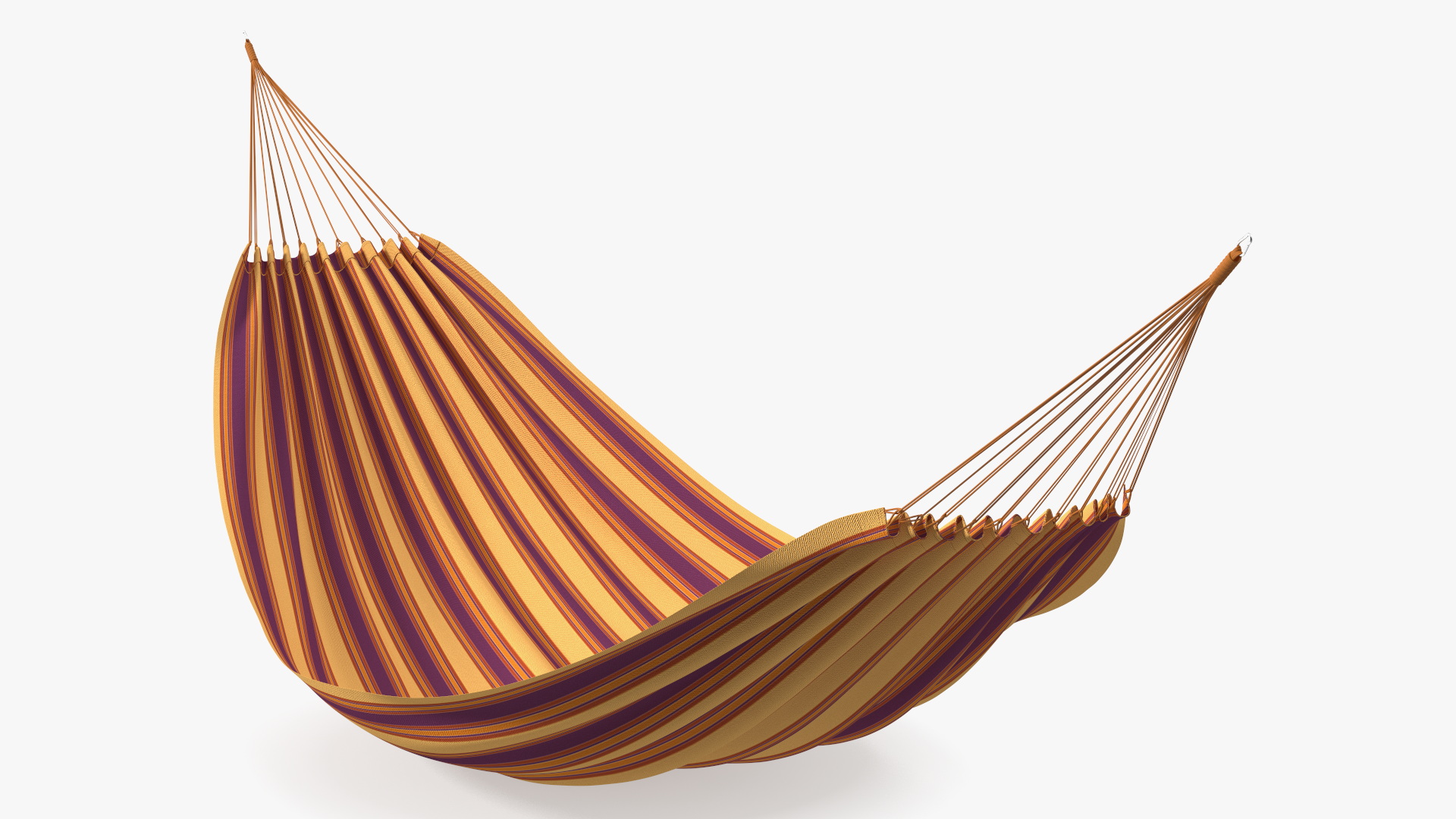 Striped Fabric Hammock 3D