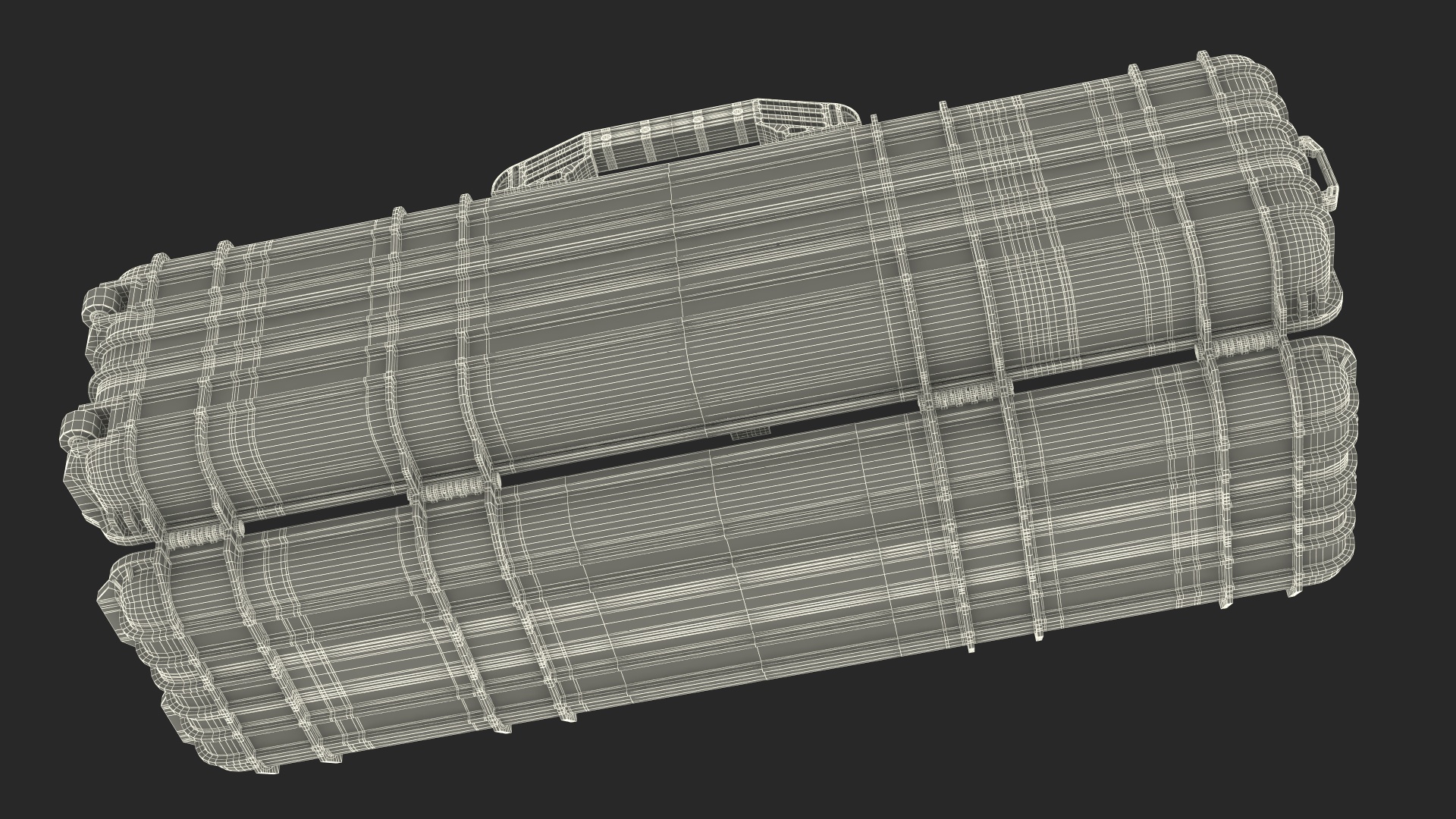 SIG XM7 Assault Rifle in Case 3D model