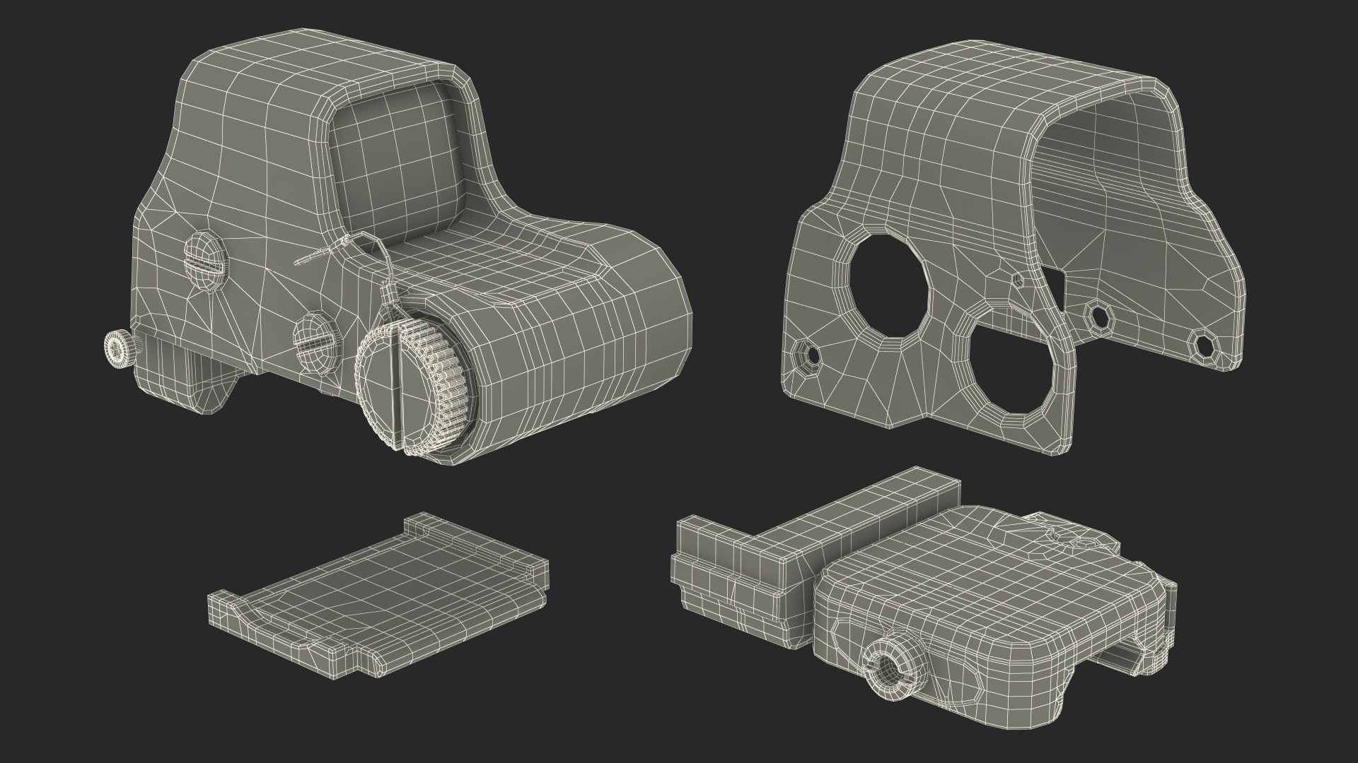 SIG XM7 Assault Rifle in Case 3D model