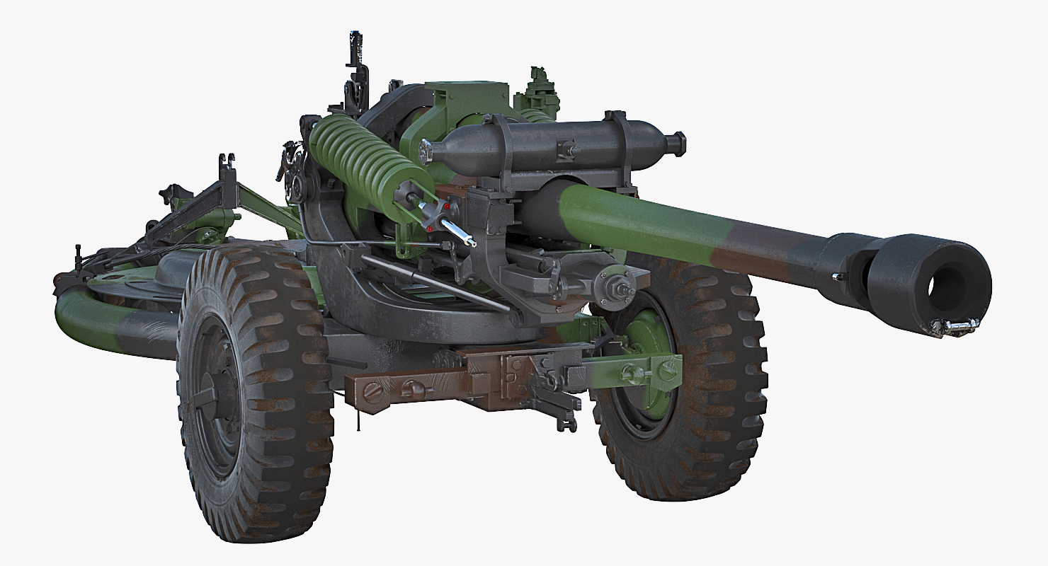 3D model Light Field Howitzer M119