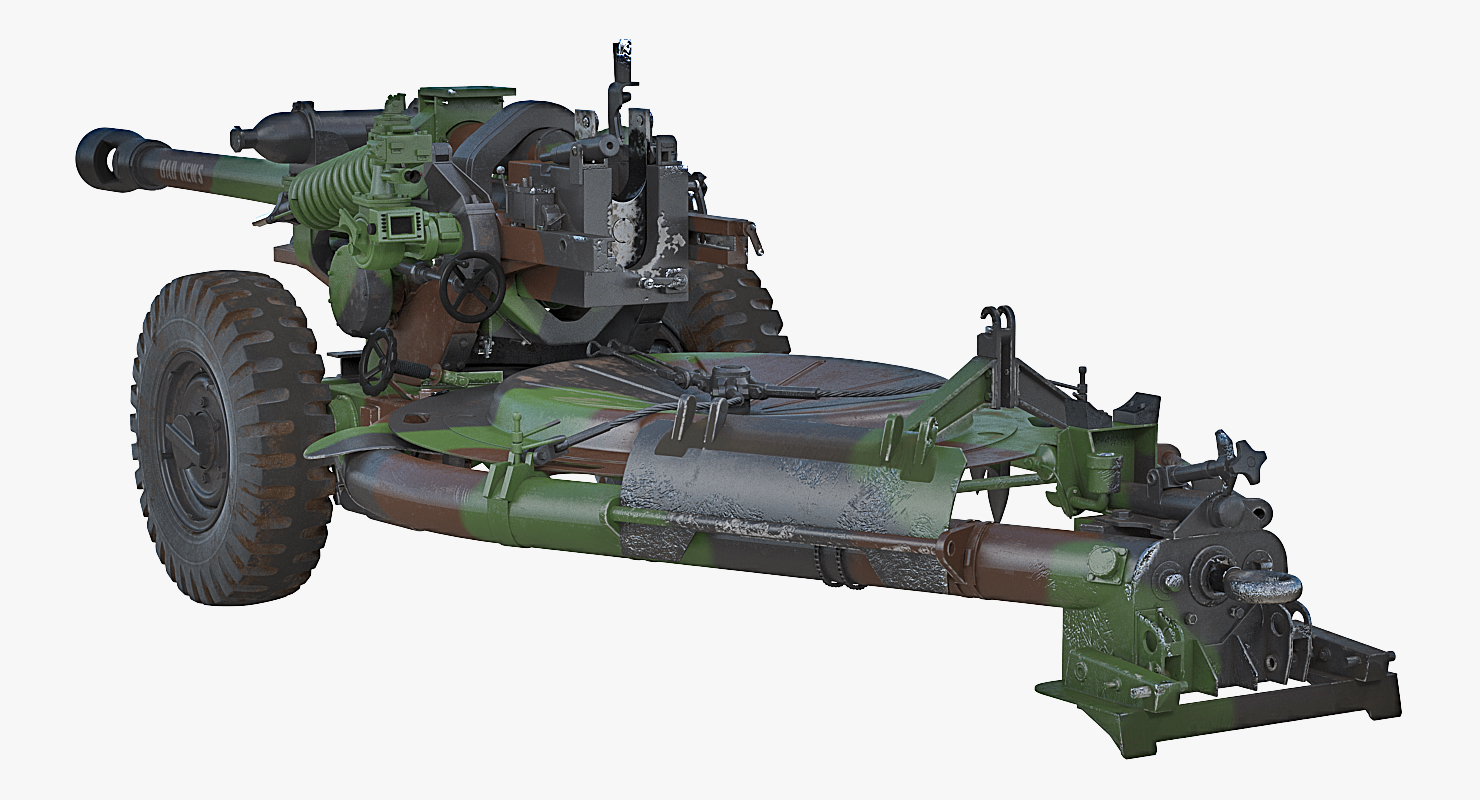 3D model Light Field Howitzer M119