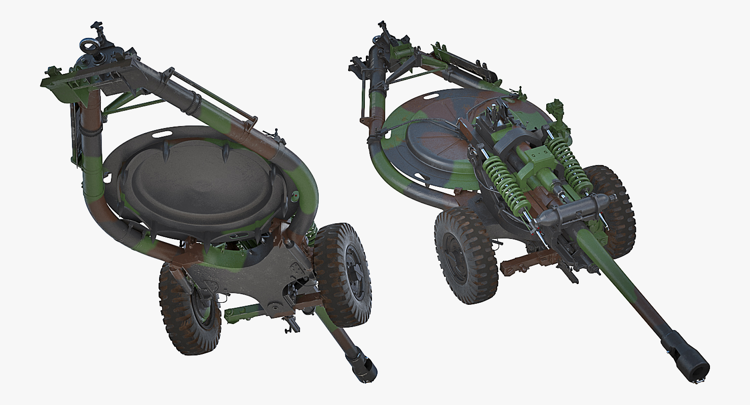 3D model Light Field Howitzer M119