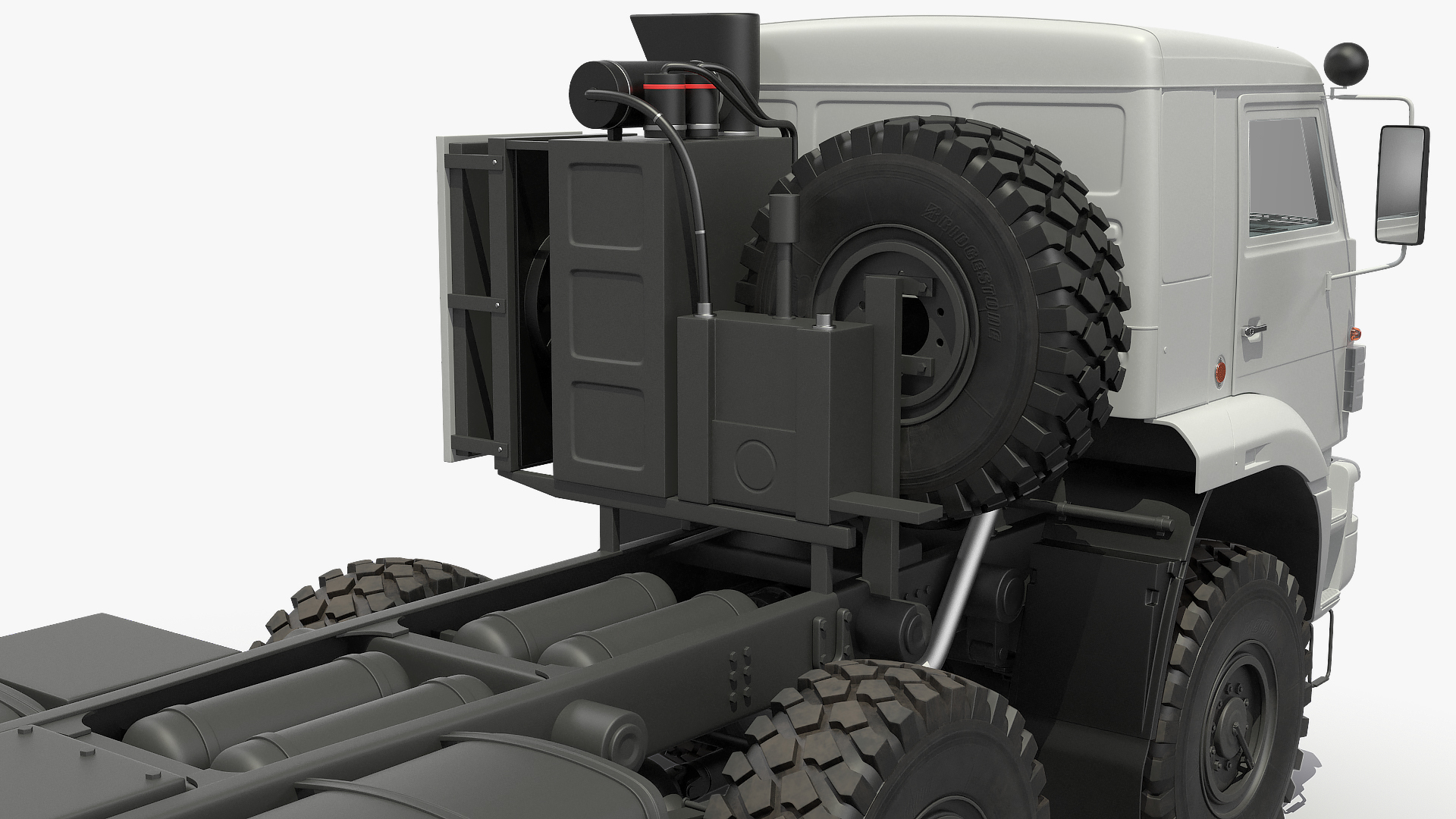 Winter Offroad 8x8 Truck Generic 3D