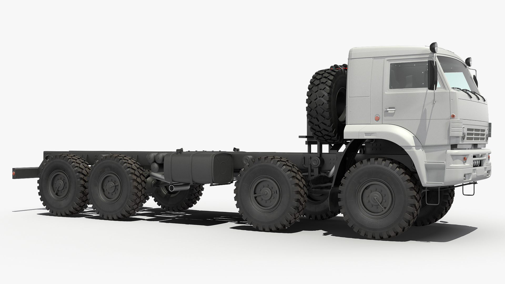 Winter Offroad 8x8 Truck Generic 3D